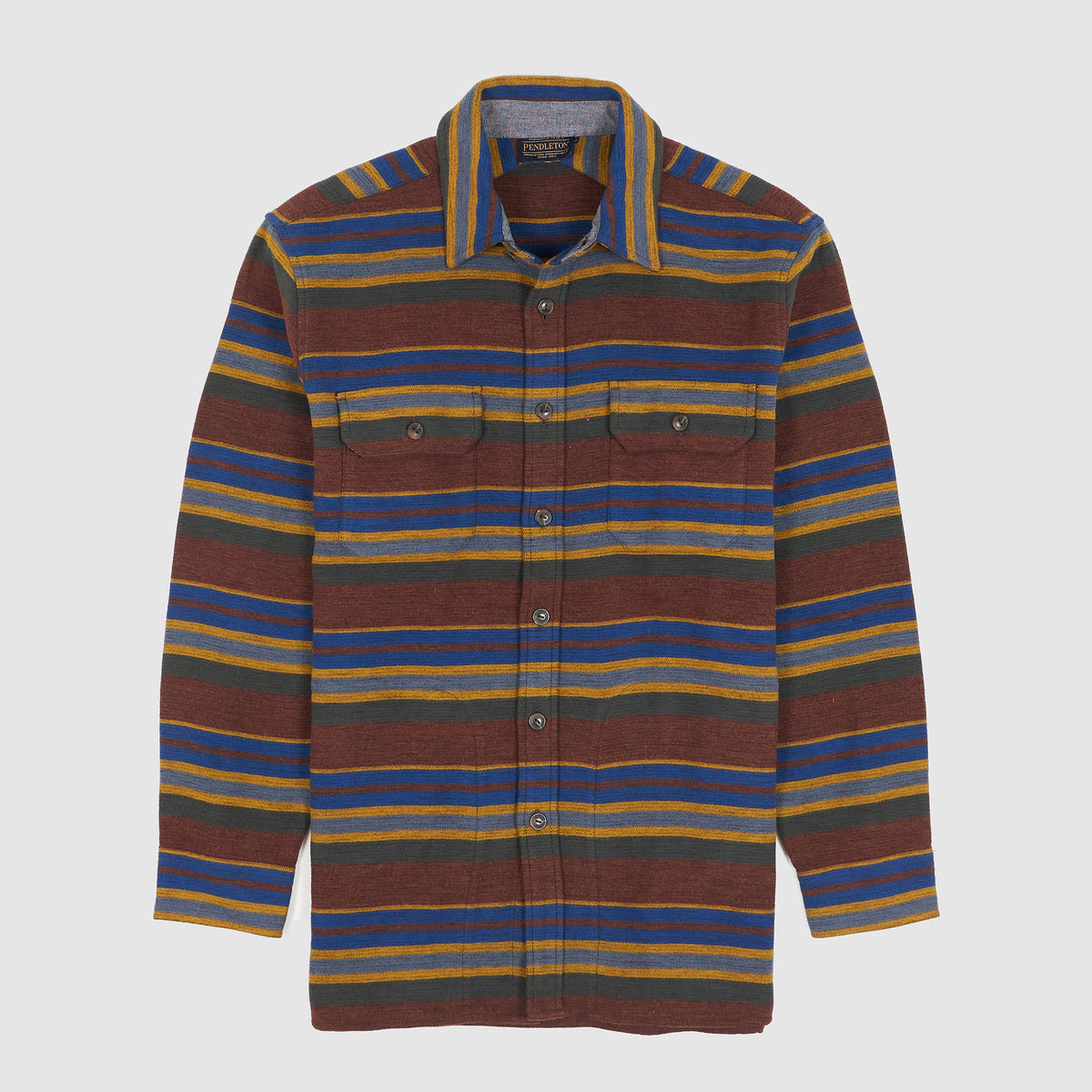 Pendleton  Striped Soft- Brushed  Overshirt