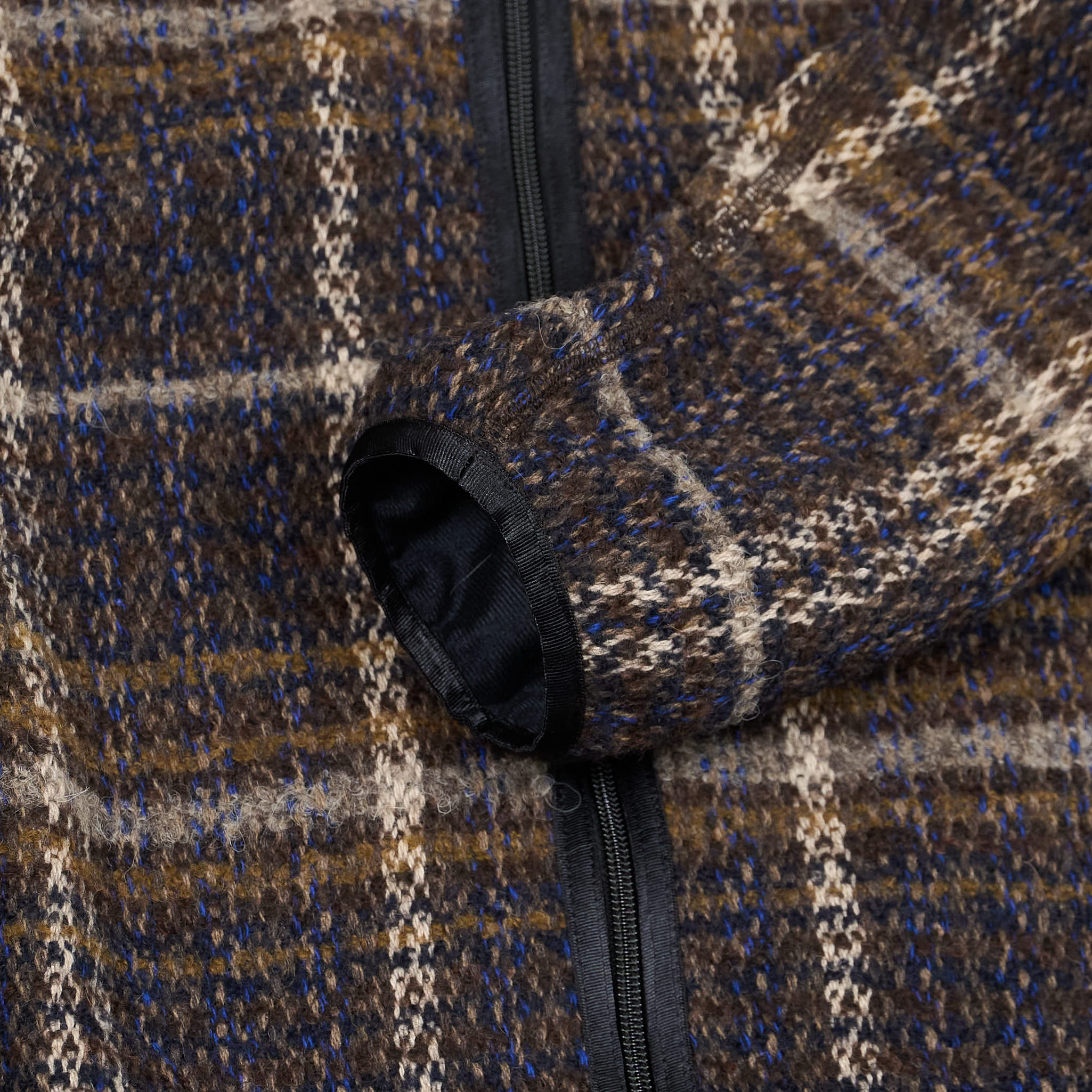 Needles Japan Piping Plaid Tweed Jacket - DeeCee style
