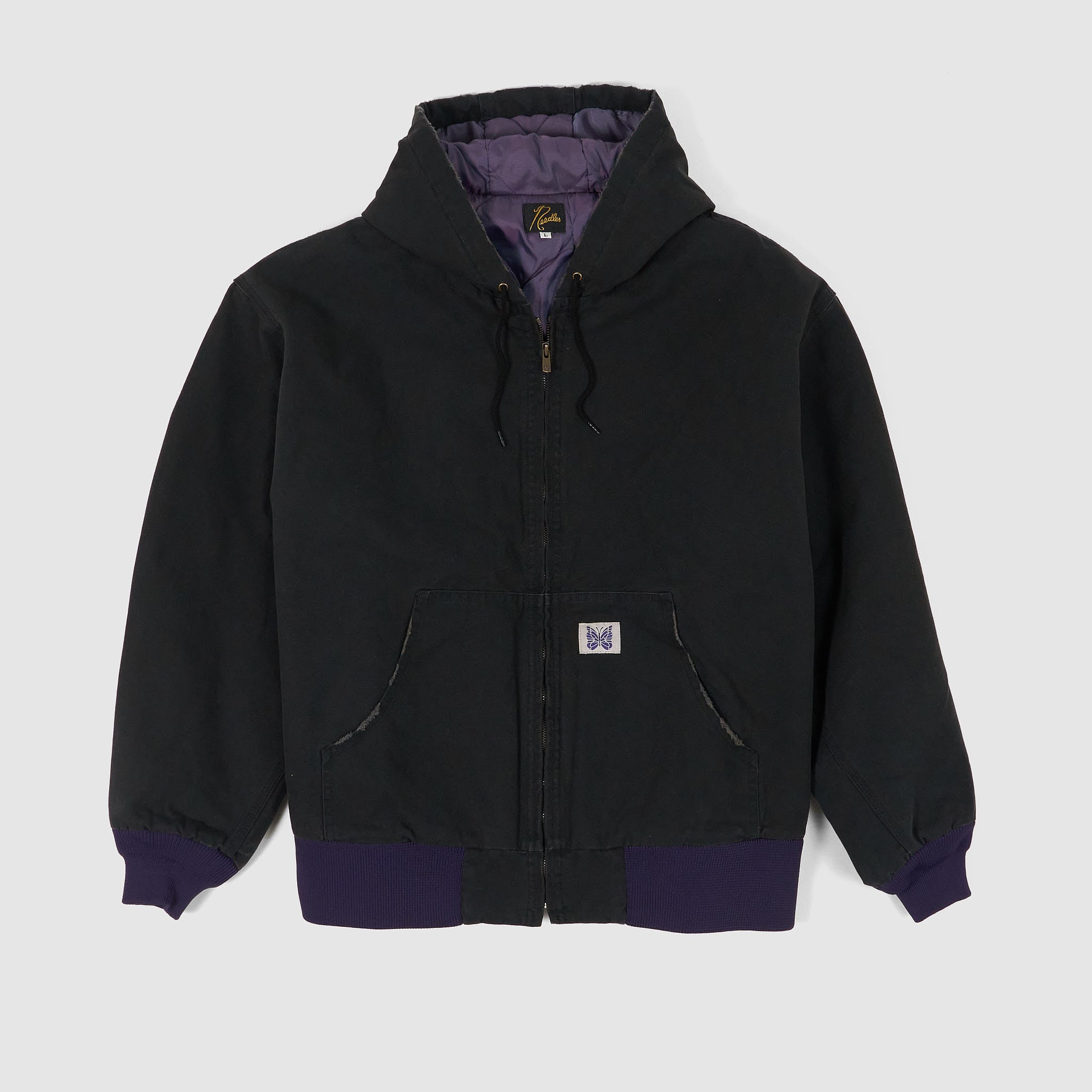 Needles Japan Full Zip Hooded Work Jacket - DeeCee style