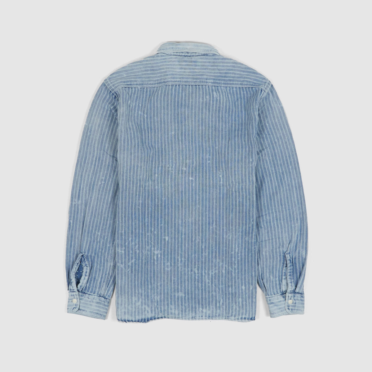 Double RL Indigo Striped Double Face Work Shirt