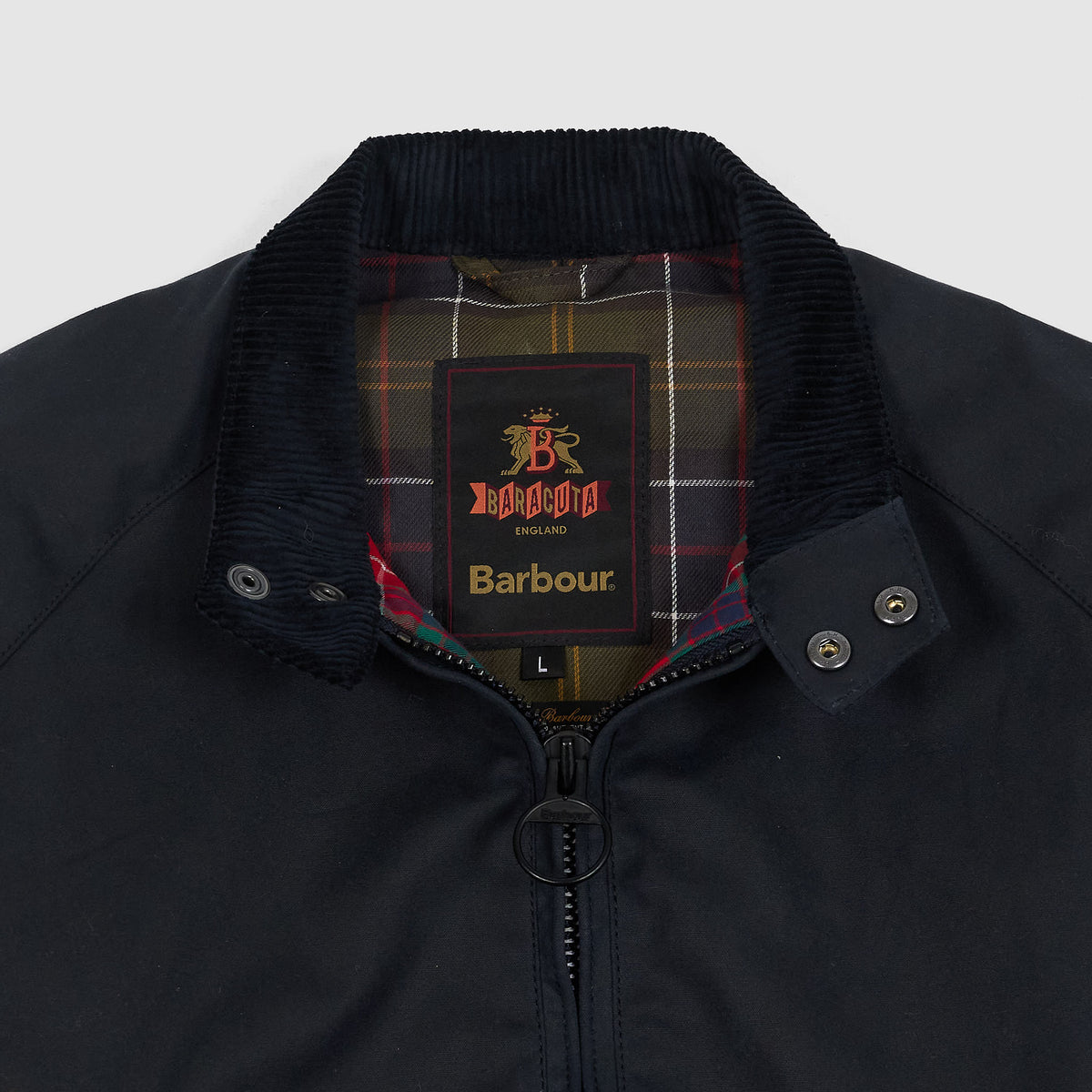 Baracuta x Barbour MA-1 Waxed Cotton Harrington Jacket