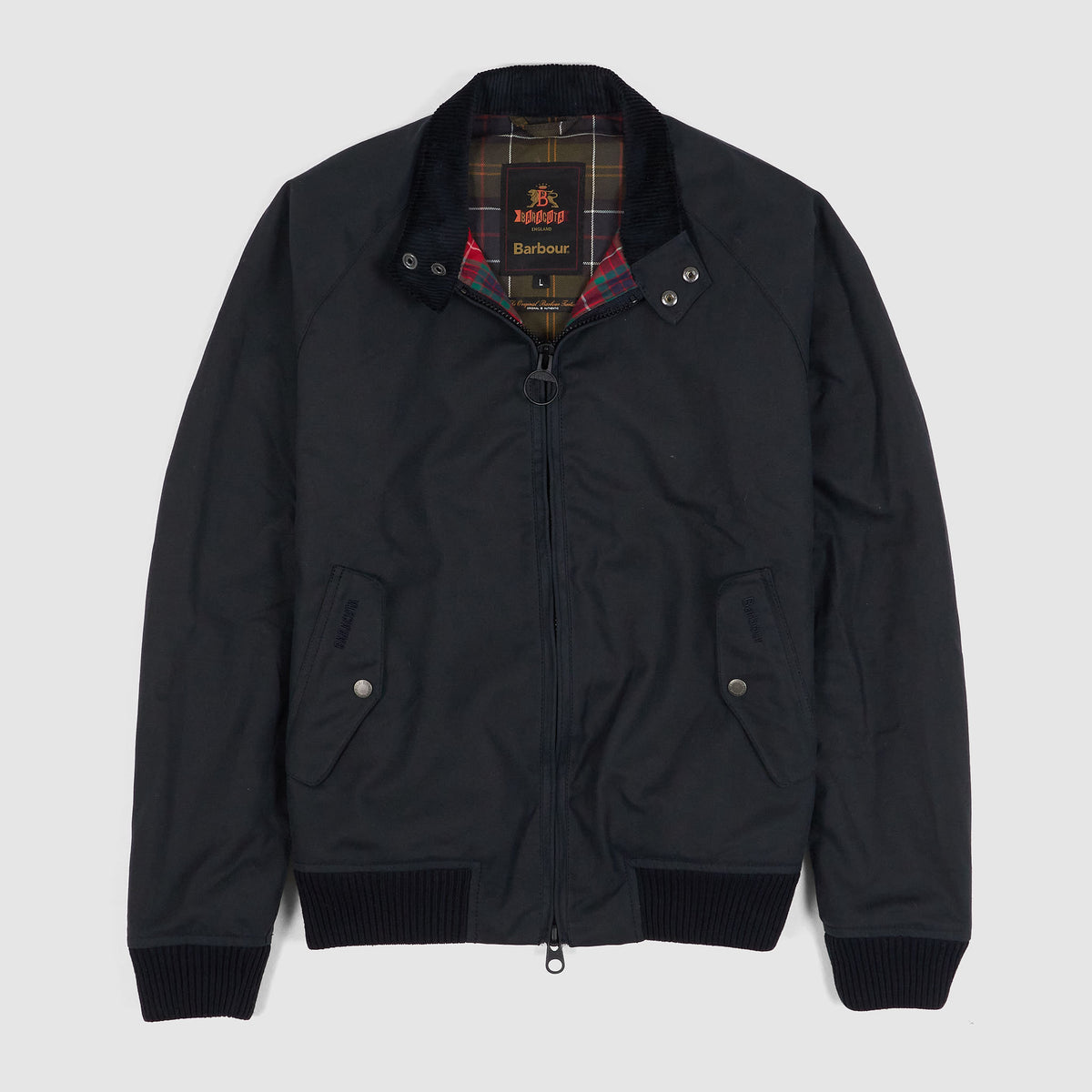 Baracuta x Barbour MA-1 Waxed Cotton Harrington Jacket