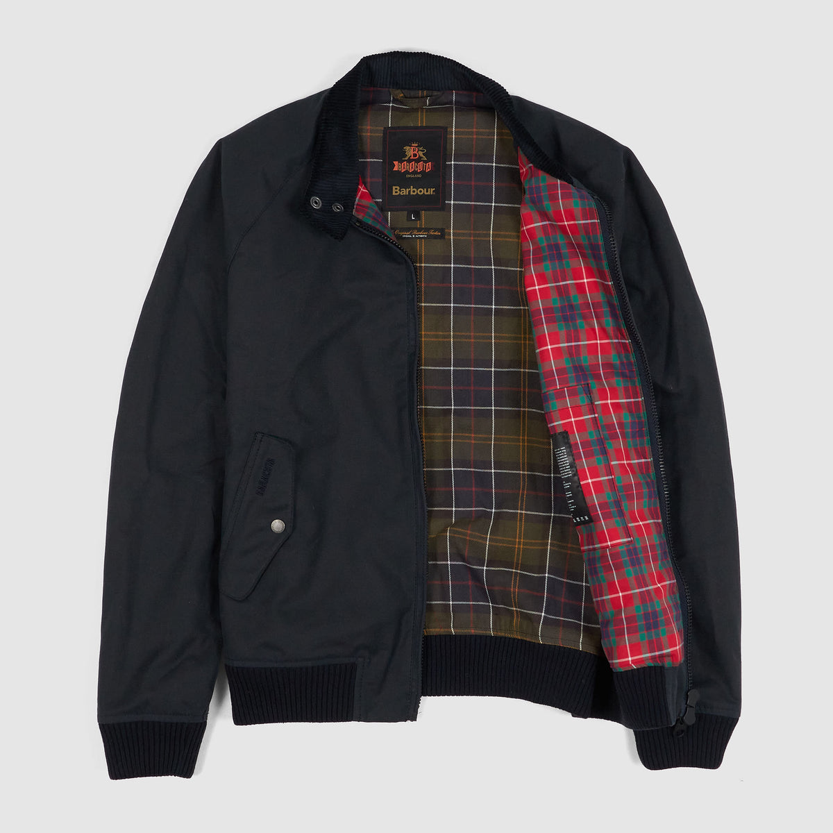 Baracuta x Barbour MA-1 Waxed Cotton Harrington Jacket