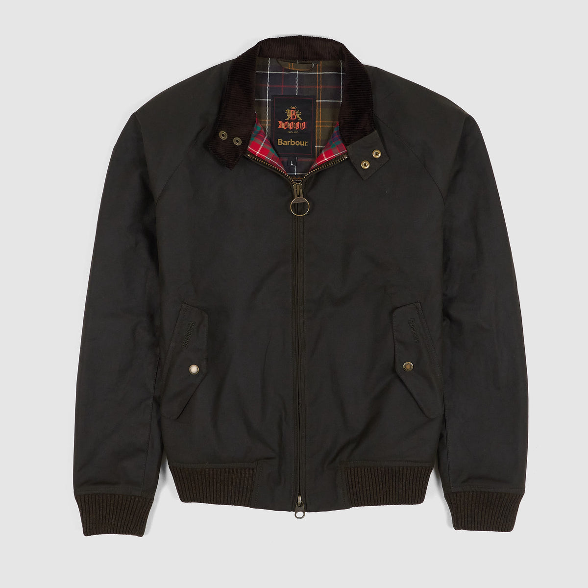 Baracuta x Barbour MA-1 Waxed Cotton Harrington Jacket