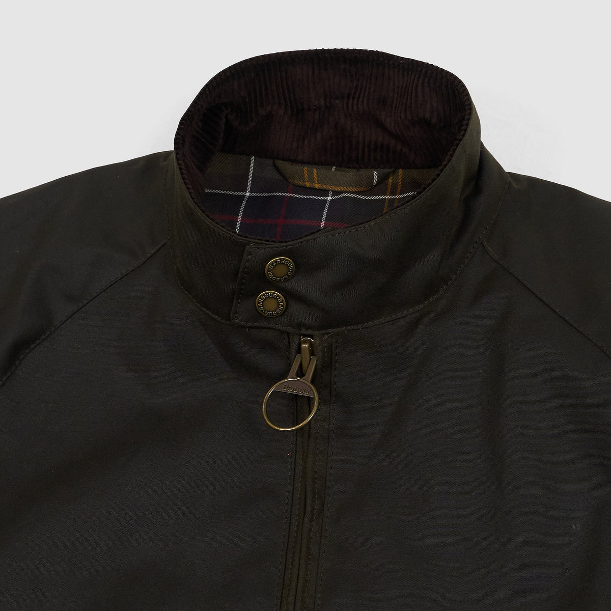 Baracuta x Barbour MA-1 Waxed Cotton Harrington Jacket