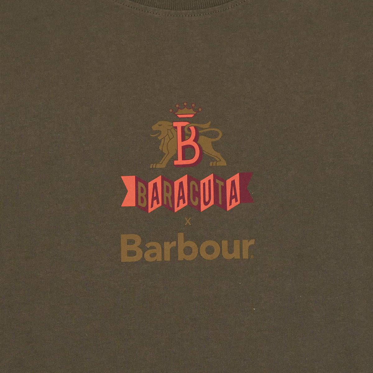 Baracuta x Barbour Archive Relaxed Crew Neck Printed T-Shirt