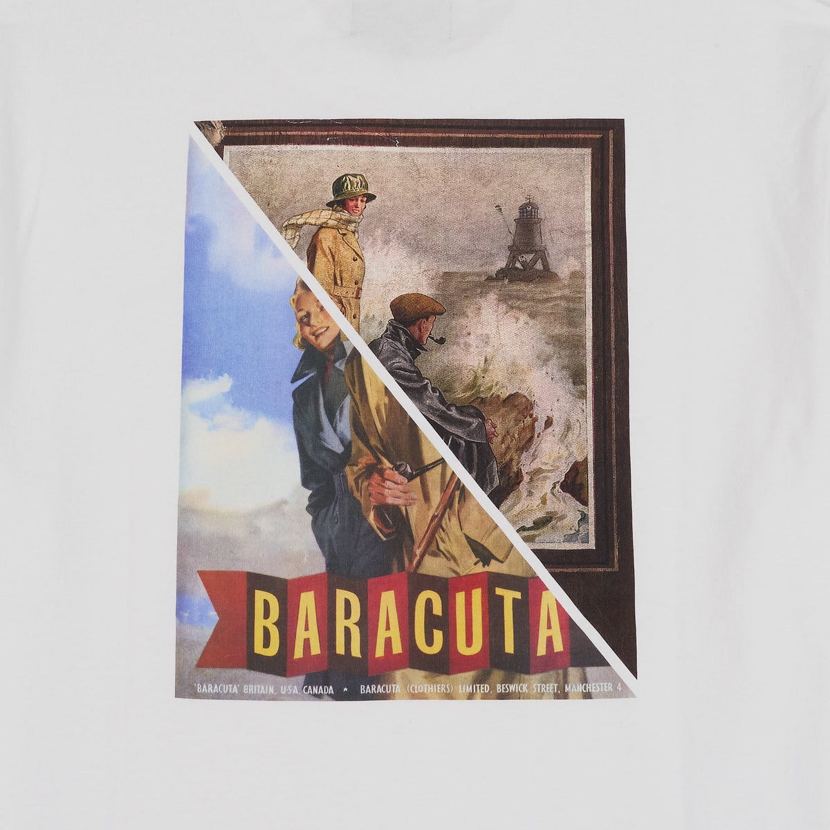 Baracuta x Barbour Archive Relaxed Crew Neck Printed T-Shirt