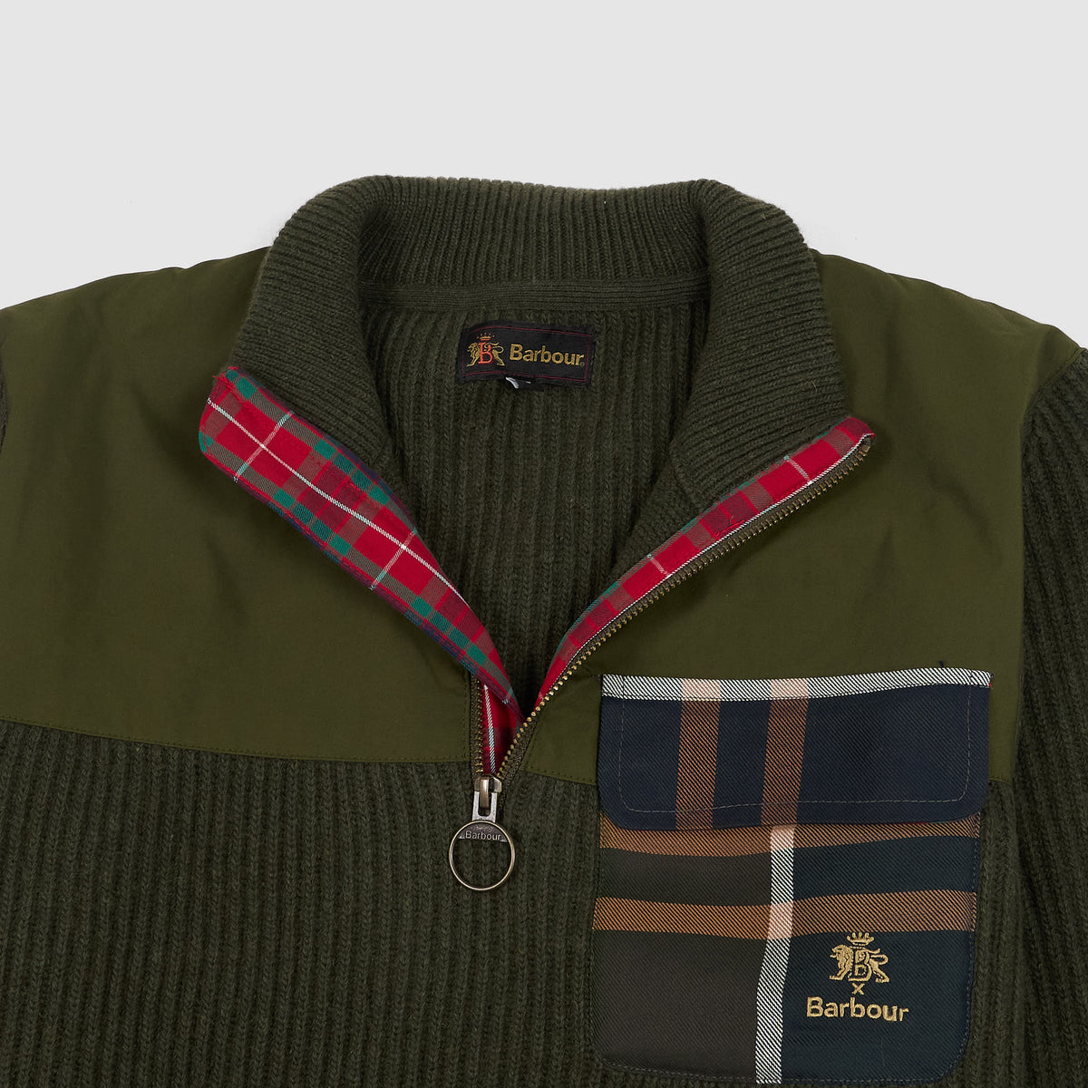 Baracuta x Barbour Miller Knit Half -Zip Jumper