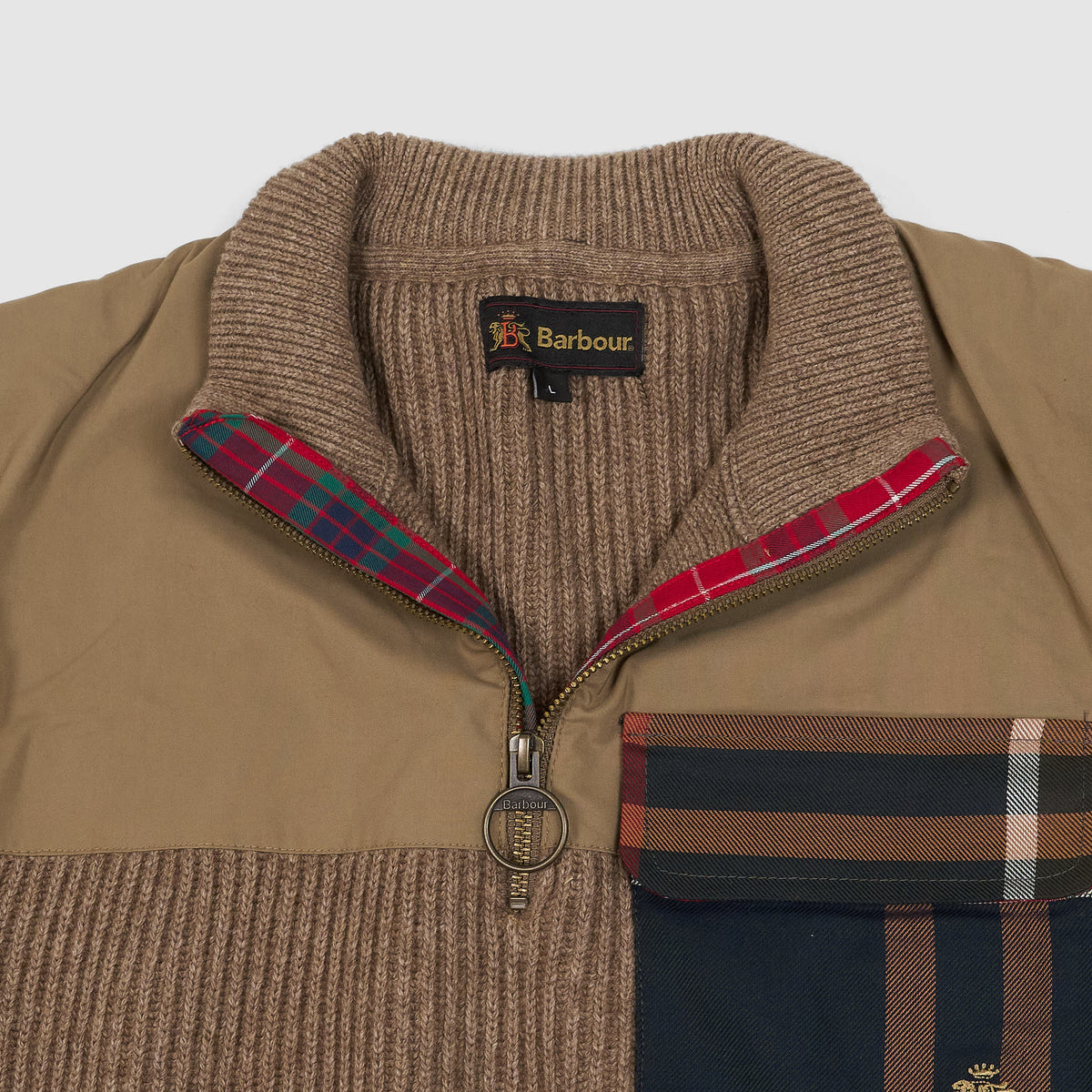 Baracuta x Barbour Miller Knit Half -Zip Jumper