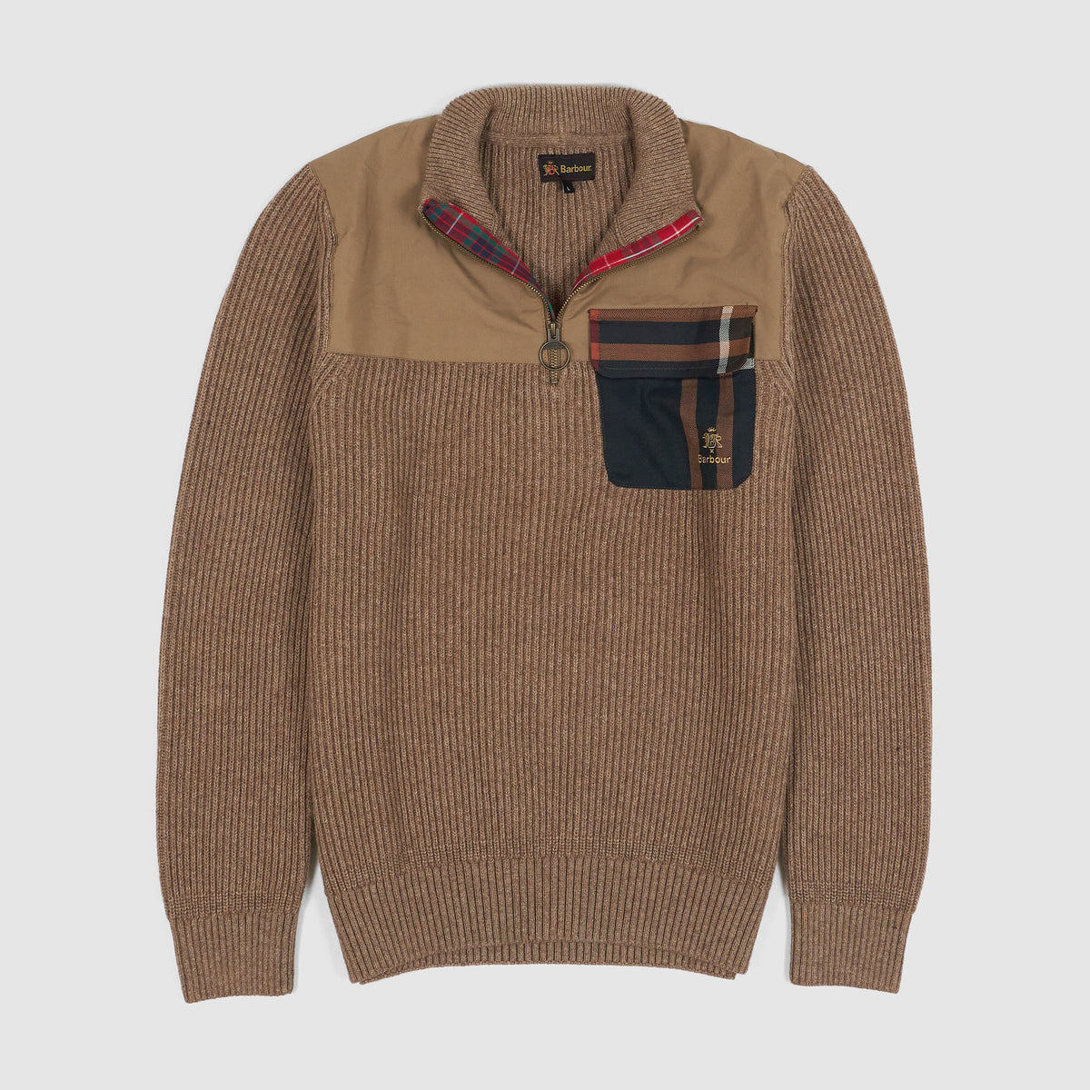 Baracuta x Barbour Miller Knit Half -Zip Jumper