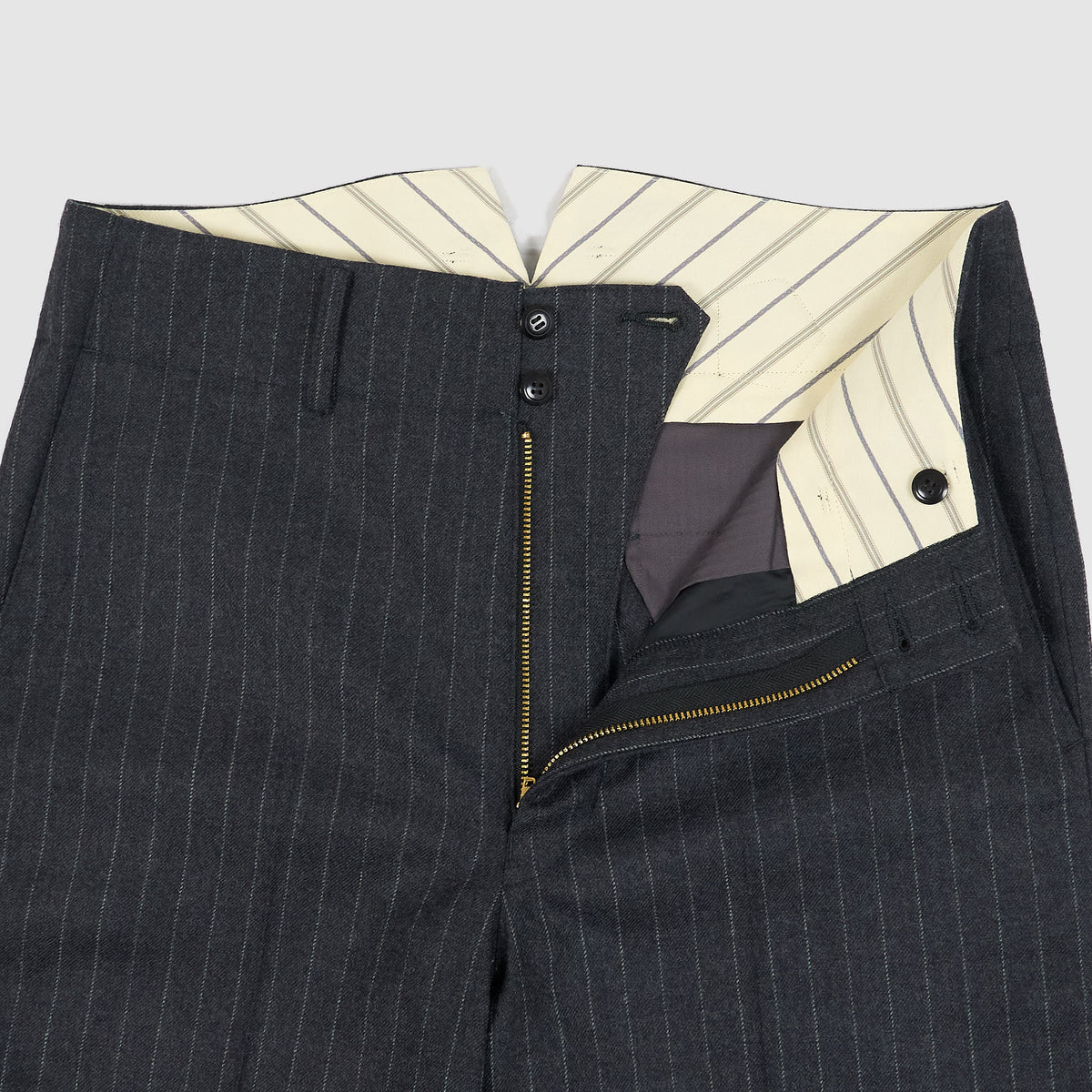 Junya Watanabe Man Pin Stripe Elegant Trousers