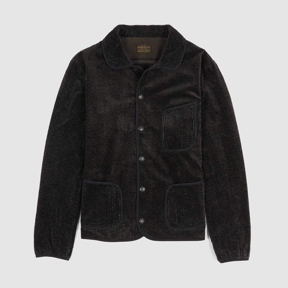 Double RL Corduroy Trucker Cardigan Jacket