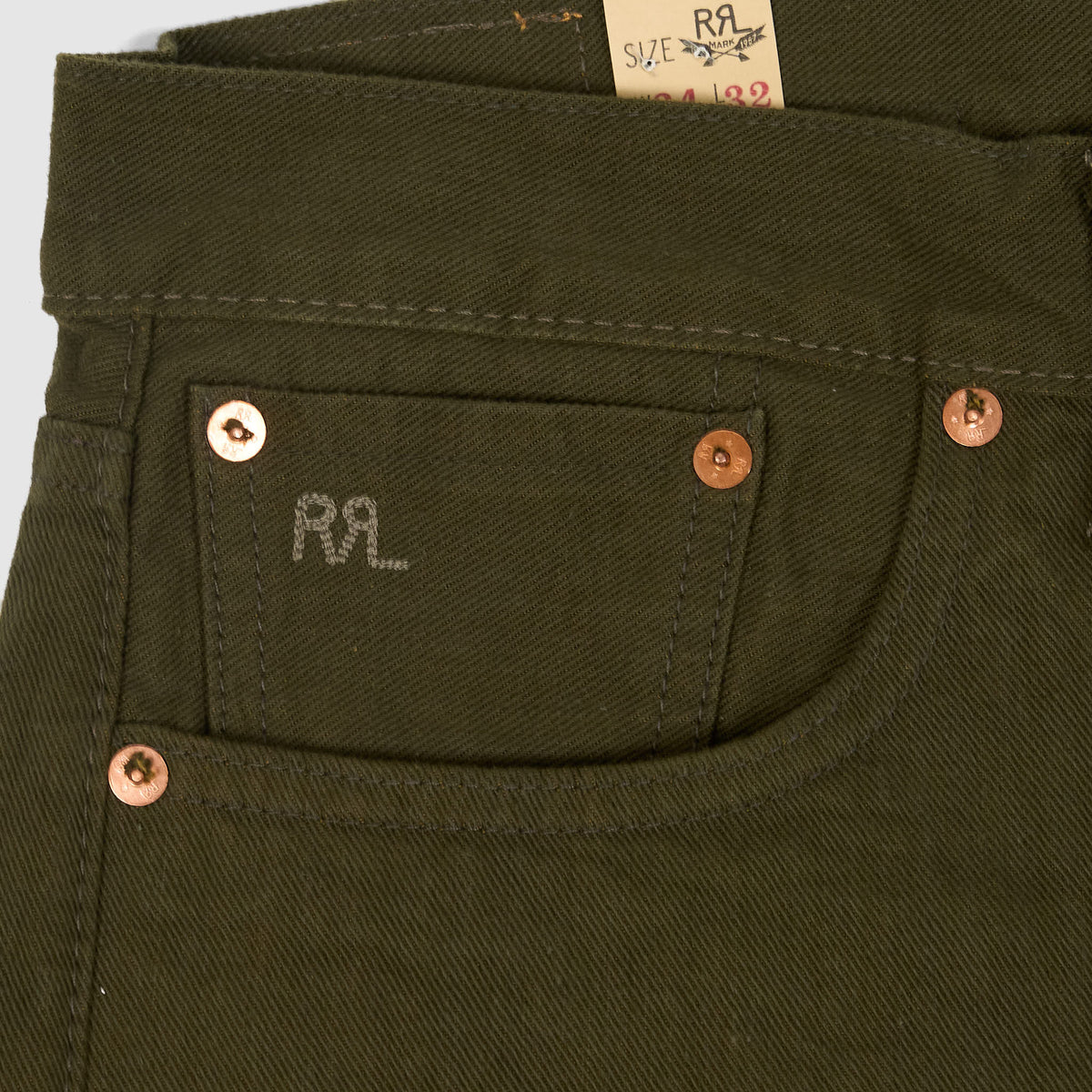 Double RL 5-Pocket 1938 Buckleback Straight Leg Limited Edition Denim Jeans