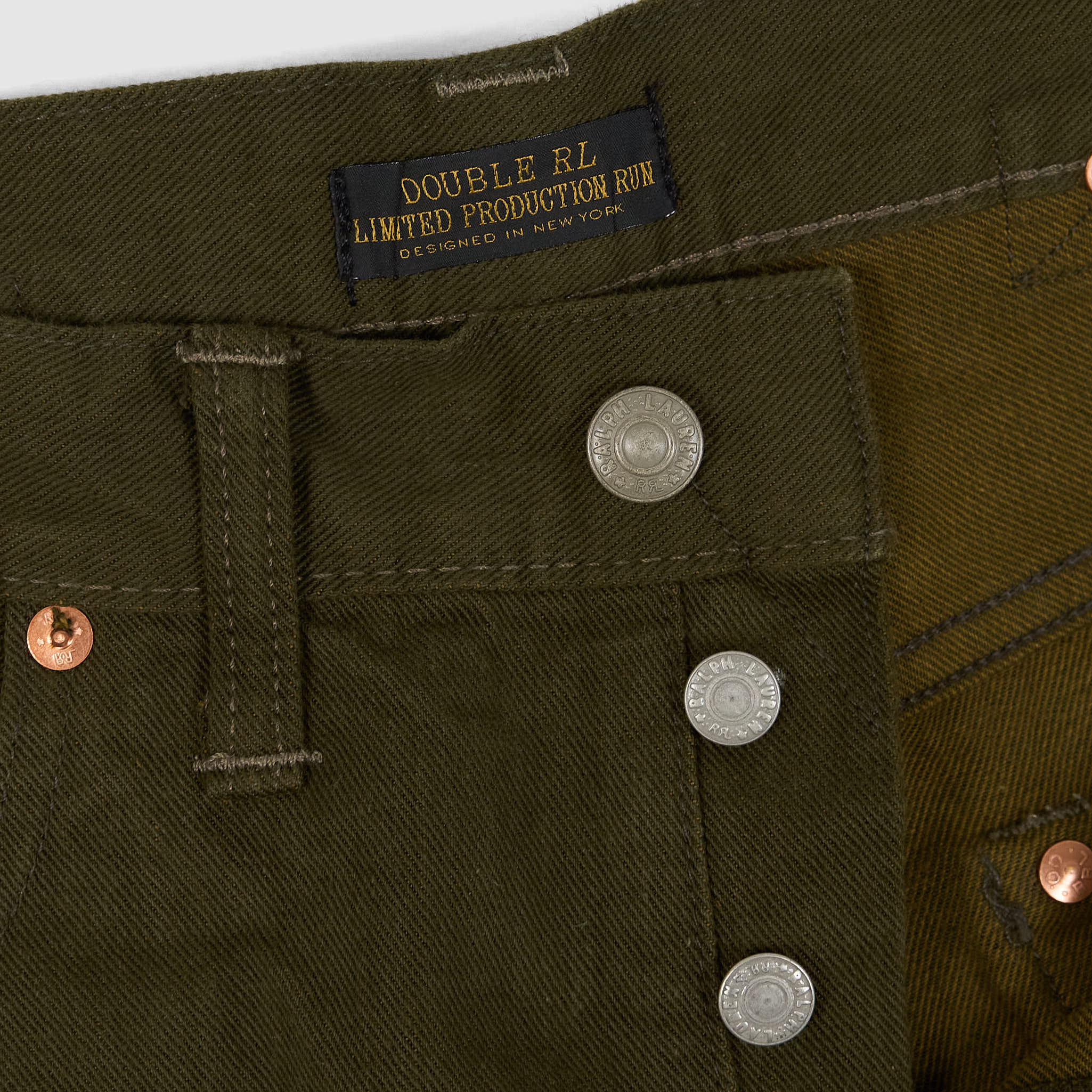Double RL 5-Pocket 1938 Buckleback Straight Leg Limited Edition