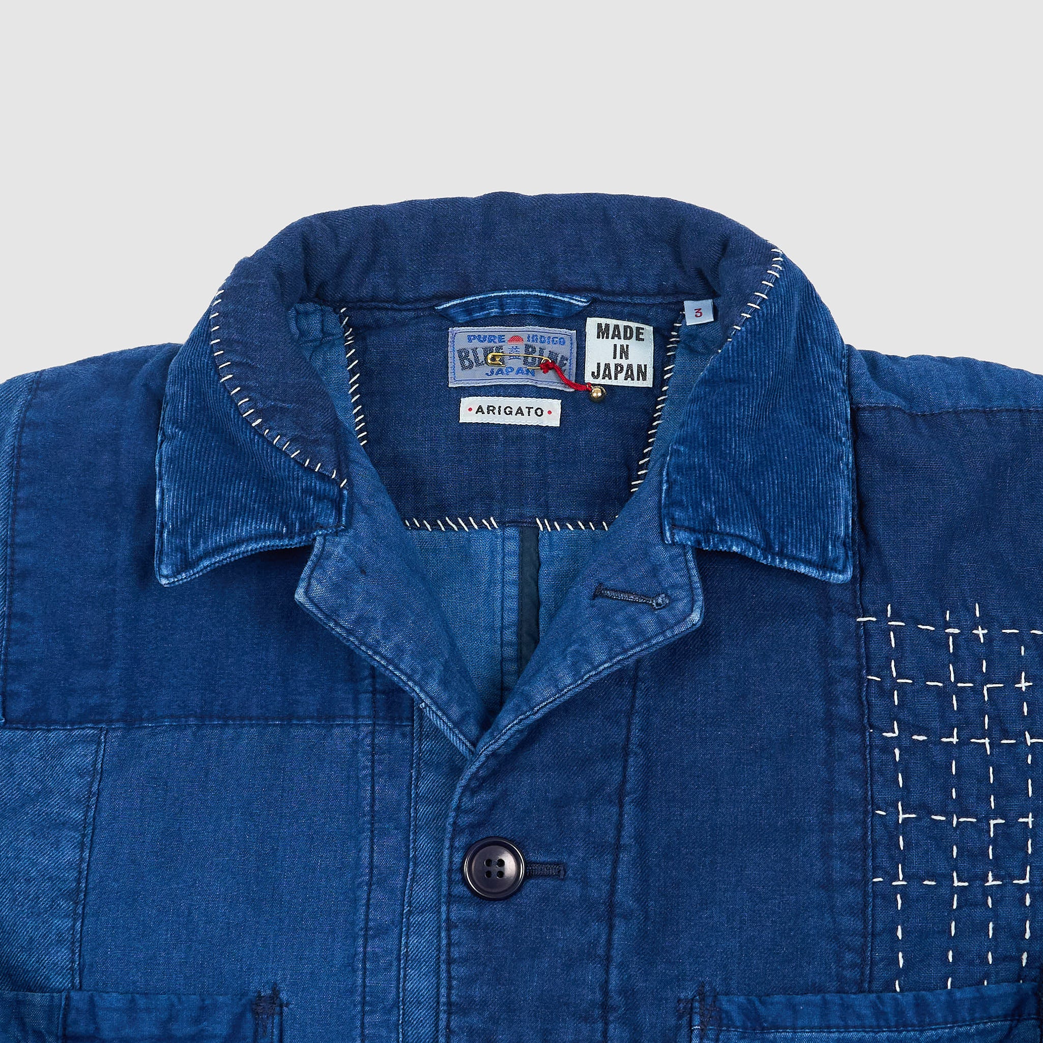 Blue Blue Japan Nenrin Padded Coverall - DeeCee style