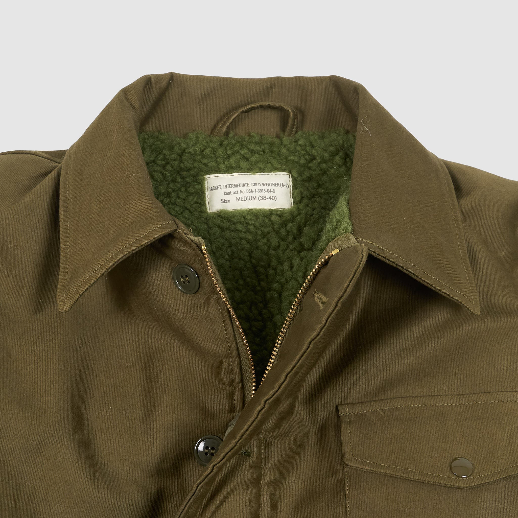 Buzz Rickson's A-2 Jungle Cloth Deck Jacket - DeeCee style
