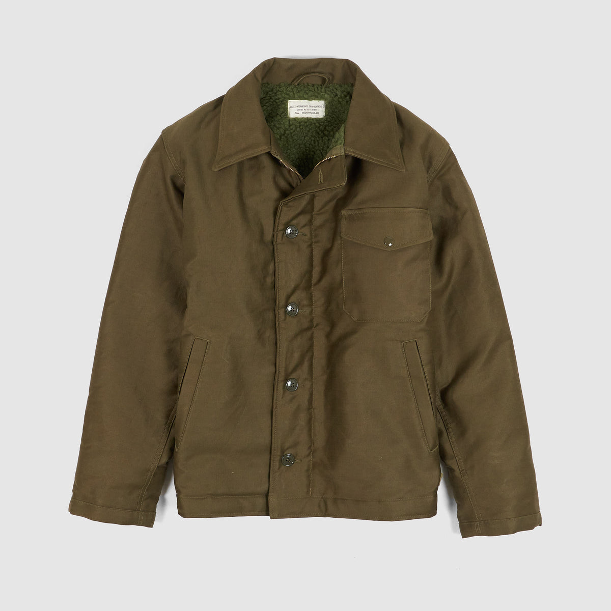 Buzz Rickson&#39;s A-2 Jungle Cloth Deck Jacket