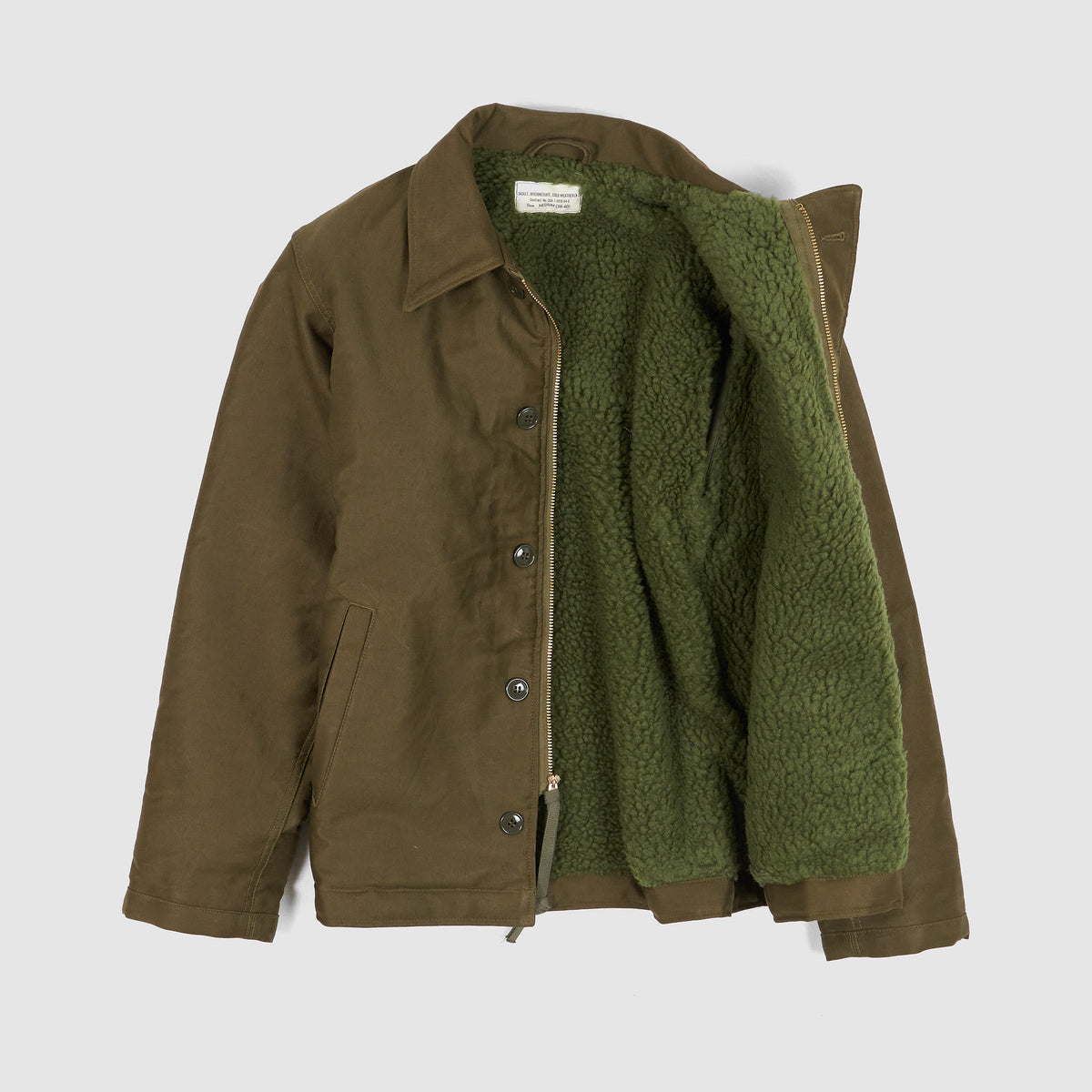 Buzz Rickson&#39;s A-2 Jungle Cloth Deck Jacket