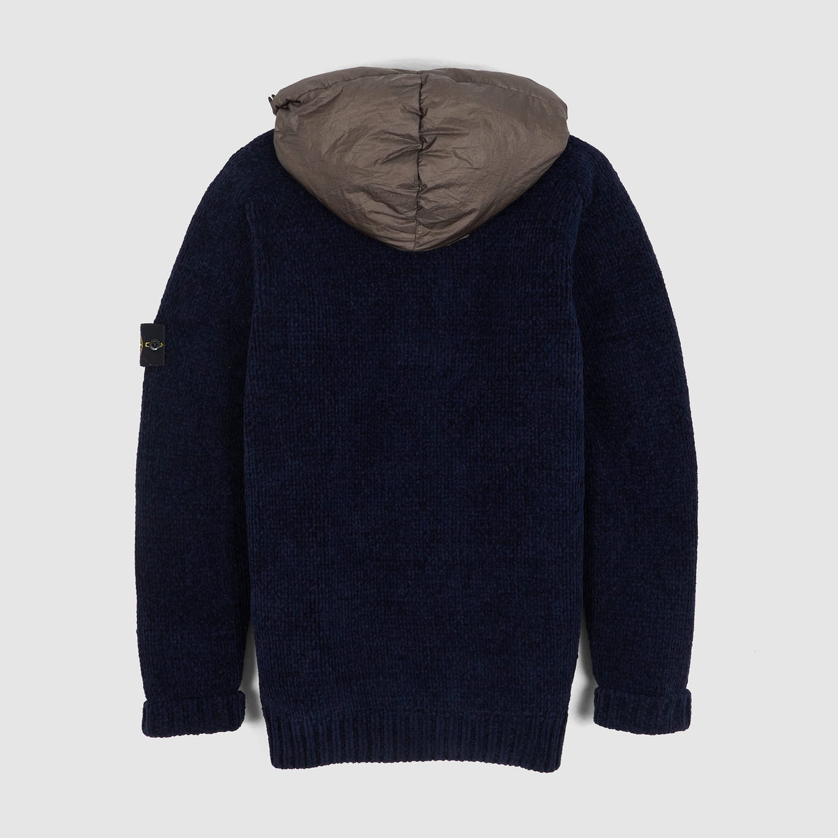 Stone Island Cotton Chenille Cardigan Down Jacket