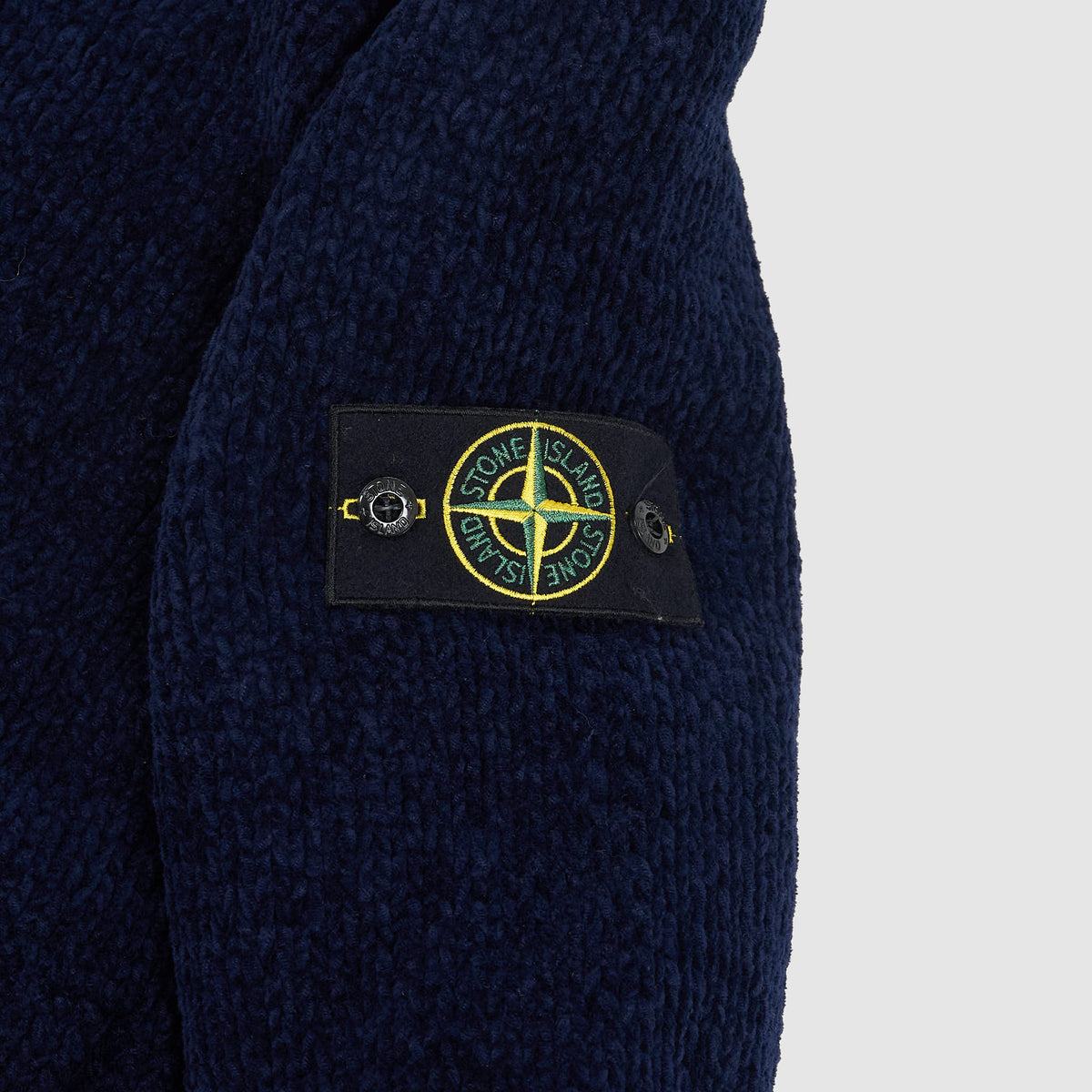 Stone Island Cotton Chenille Cardigan Down Jacket