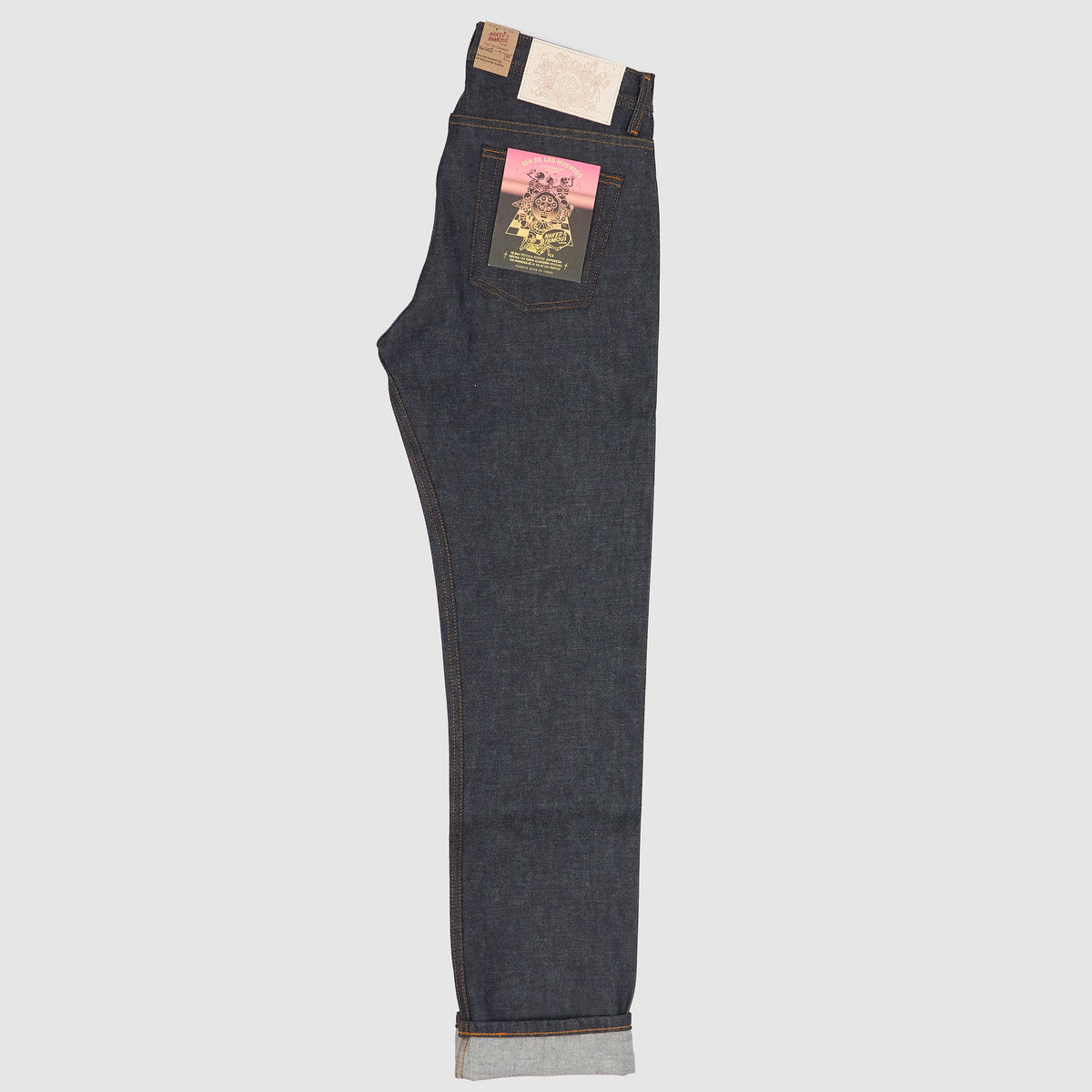 Naked &amp; Famous Weird Guy Dia De Los Muertos Jeans