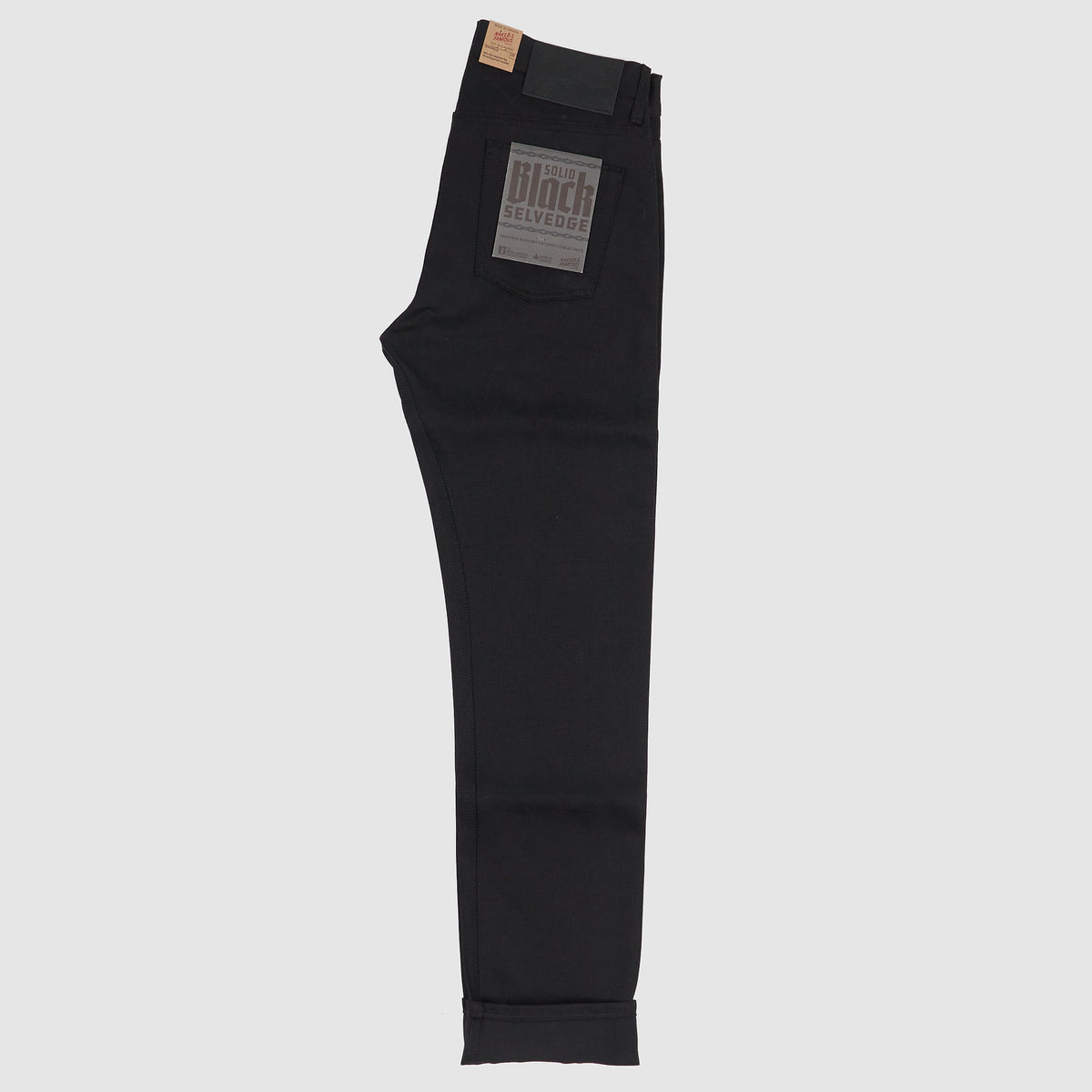 Naked &amp; Famous Denim 5P Weird Guy Solid Black