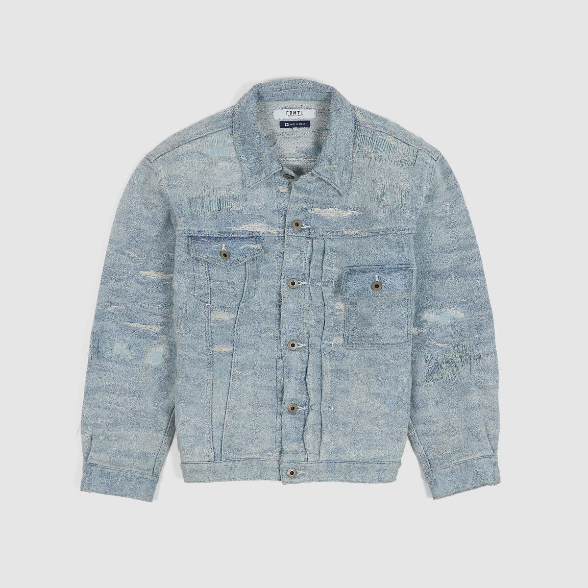 FDMTL 8YR Washed Jacquard Denim Jacket