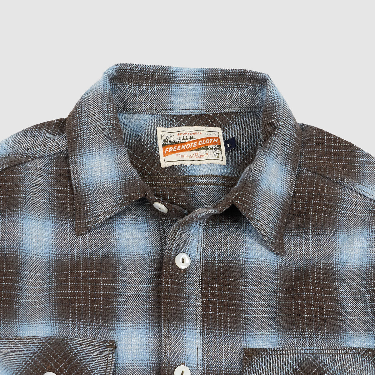 Freenote Blue Plaid Shirt