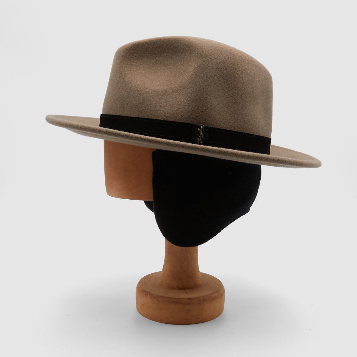 Borsalino Fedora Wool Felt Hat With Earflaps