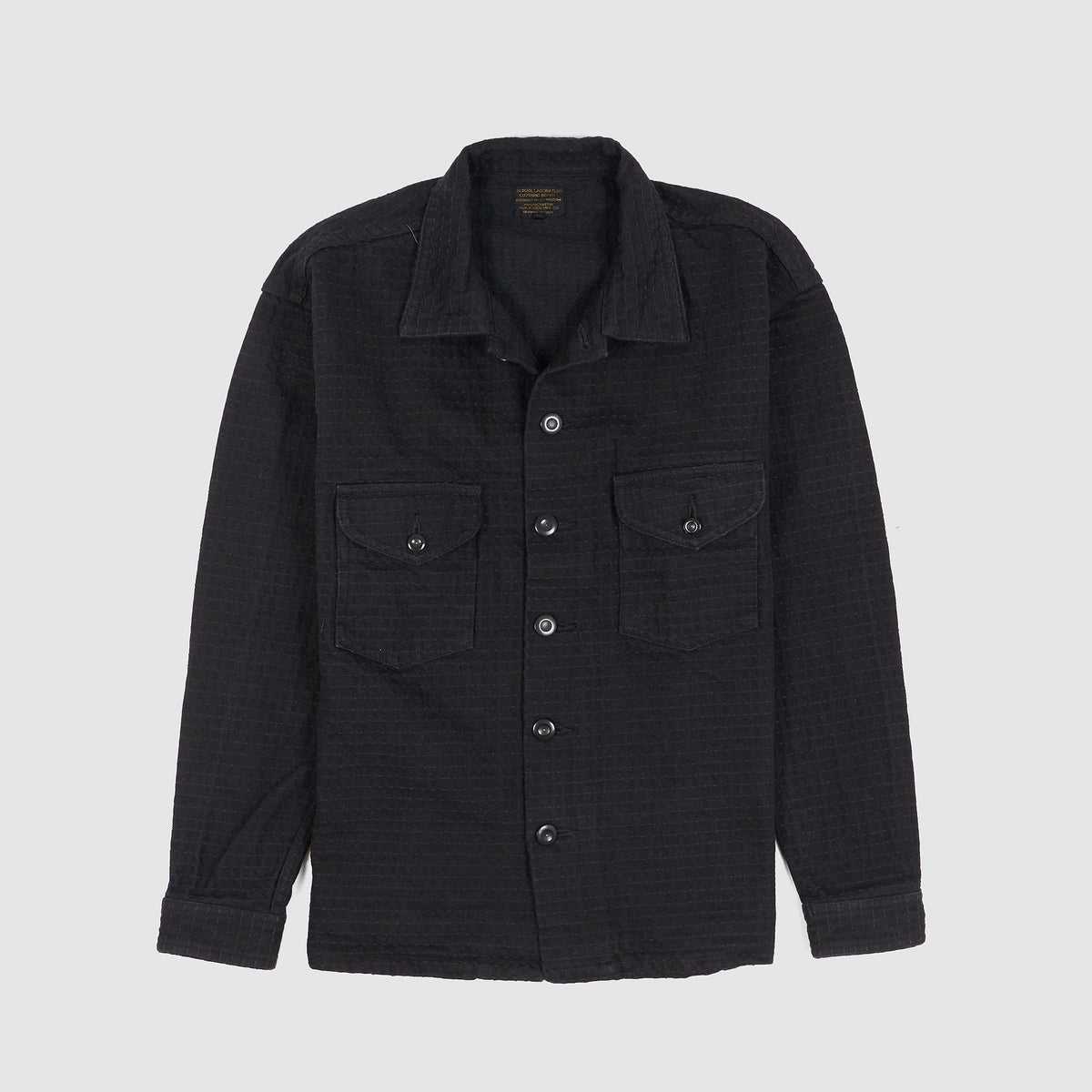 Black Sign Sashiko Navajo Sashiko Overshirt