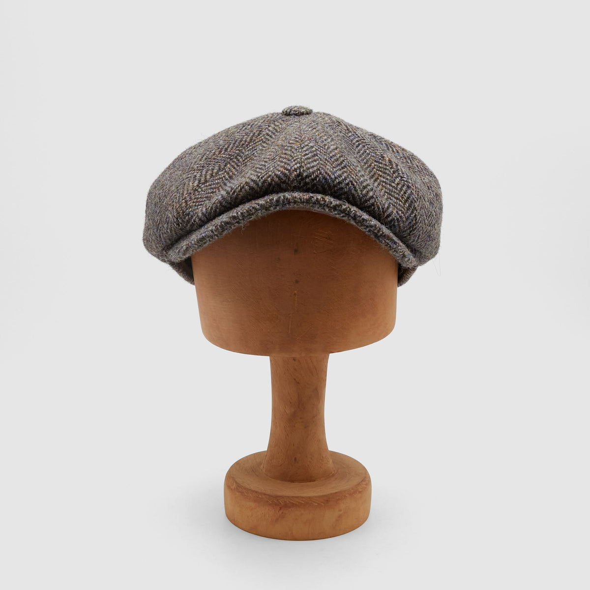 Stetson Herringbone Harris Tweed News Boy Hat