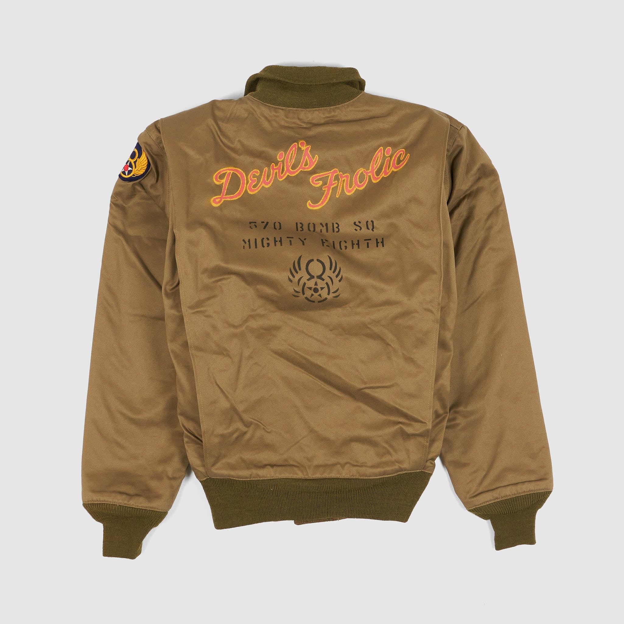 Buzz Rickson's Hand Painted Tanker Jacket Devils Frolic - DeeCee style
