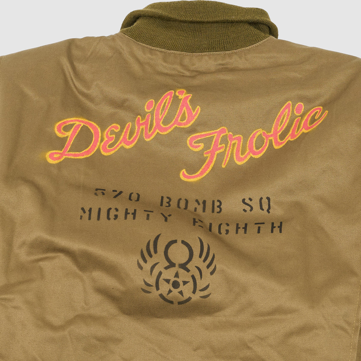 Buzz Rickson&#39;s Hand Painted Tanker Jacket Devils Frolic