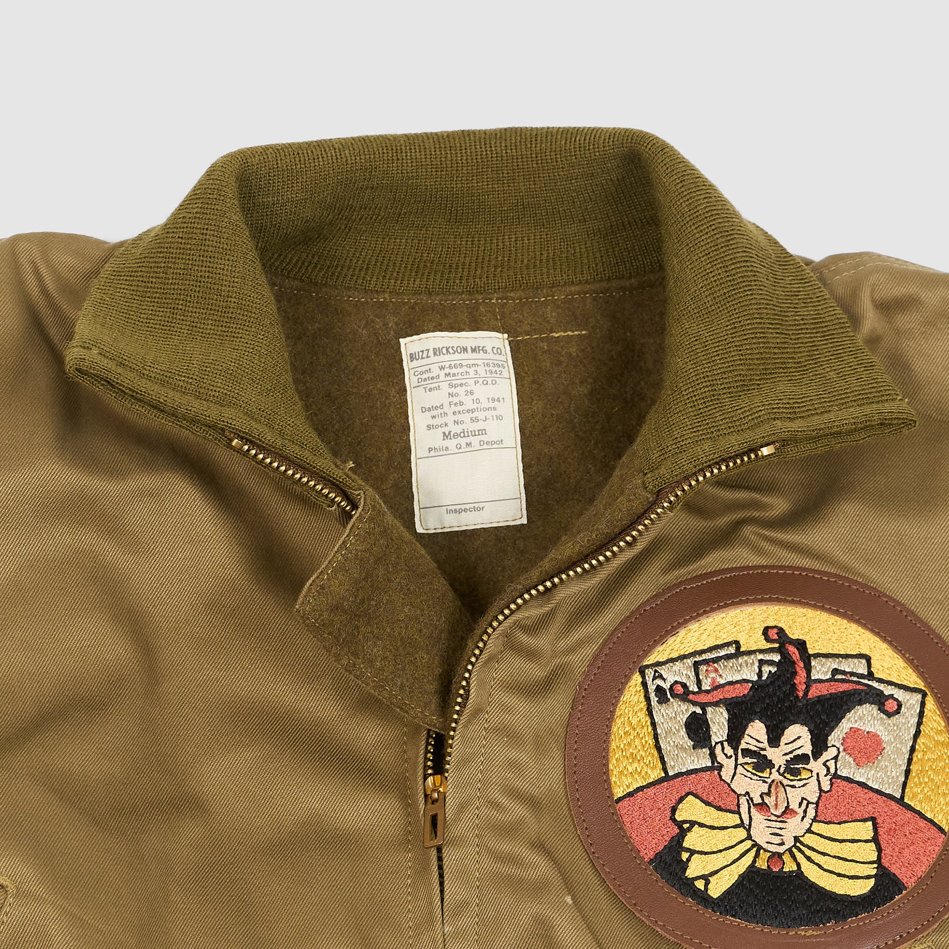 Buzz Rickson's Hand Painted Tanker Jacket Devils Frolic - DeeCee style