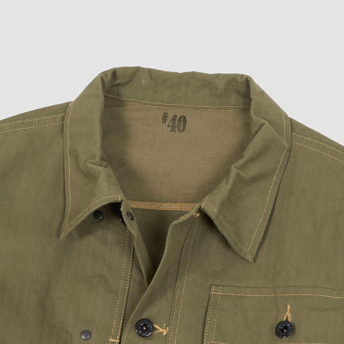 Buzz Rickson`s Herringbone Overshirt USMC