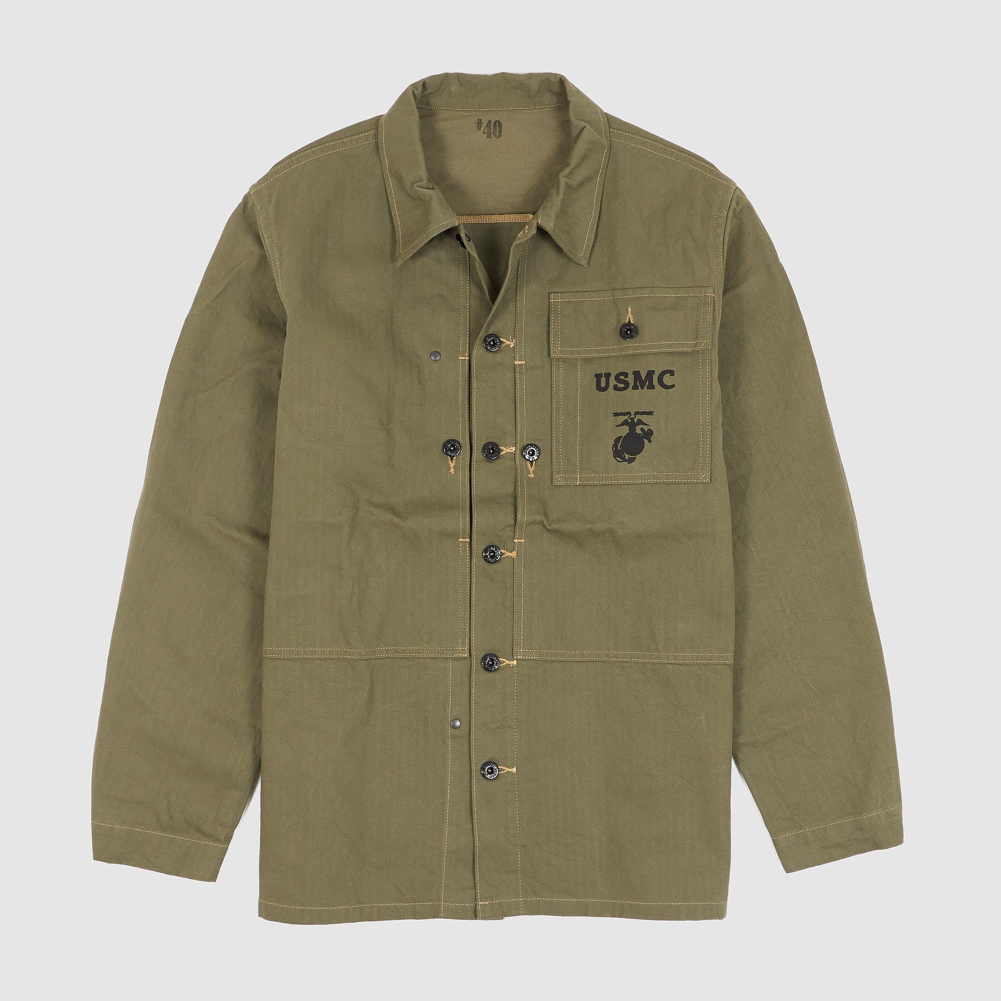 Buzz Rickson`s Herringbone Overshirt USMC - DeeCee style