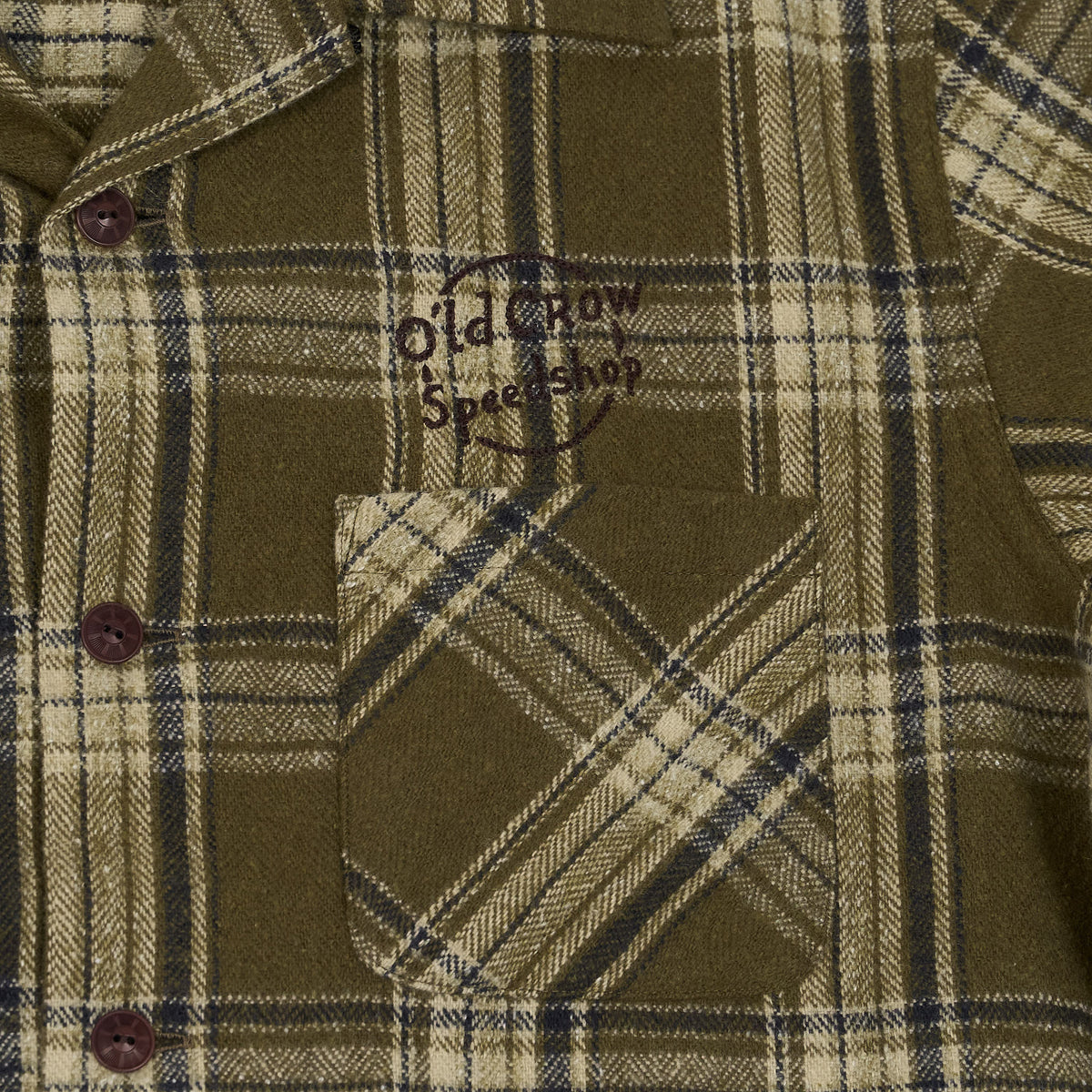 Old Crow Speed Shop by Glad Hand &amp; Co. Crow Rodder Over Shirt