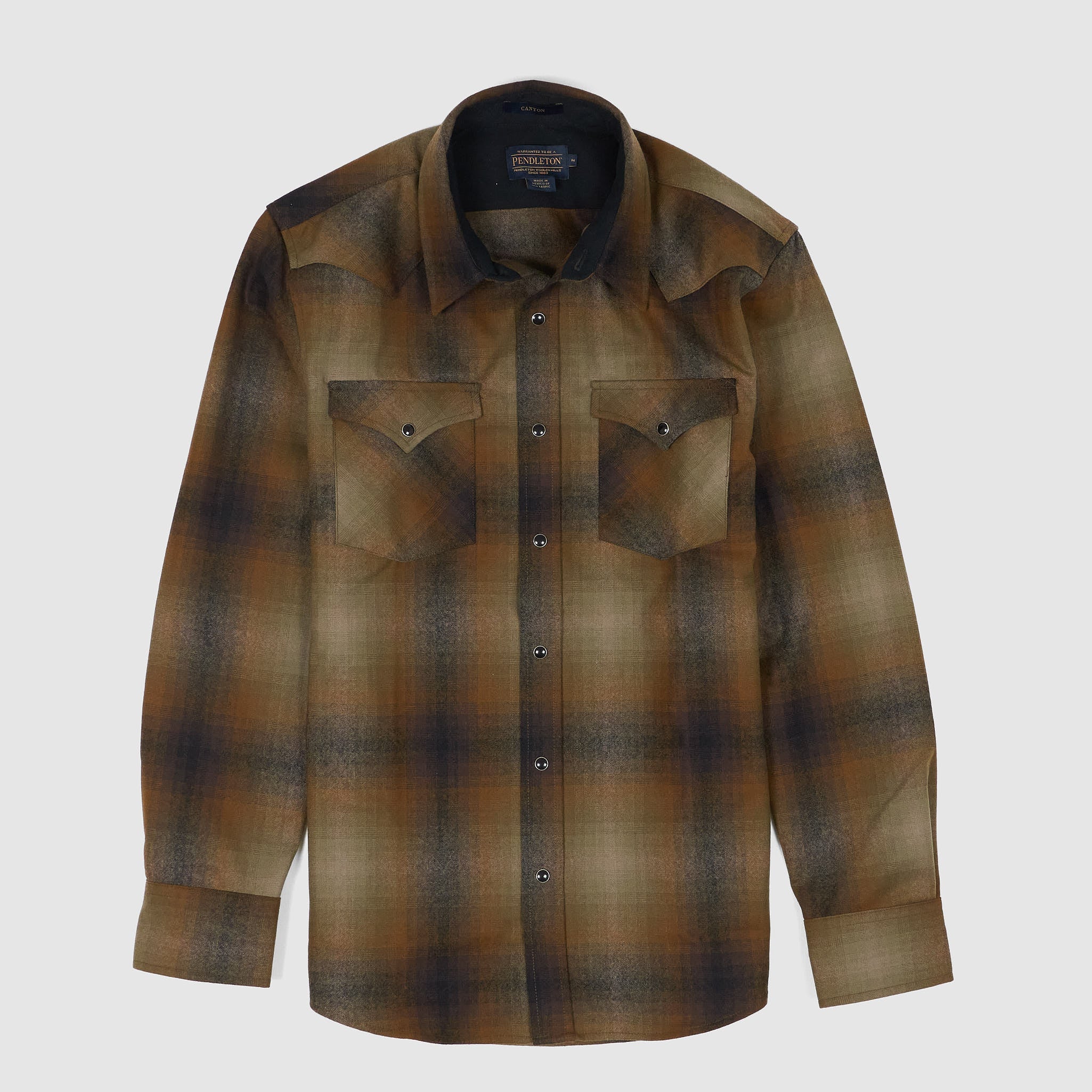 Pendleton Fitted Wool Plaid Western Shirt - DeeCee style