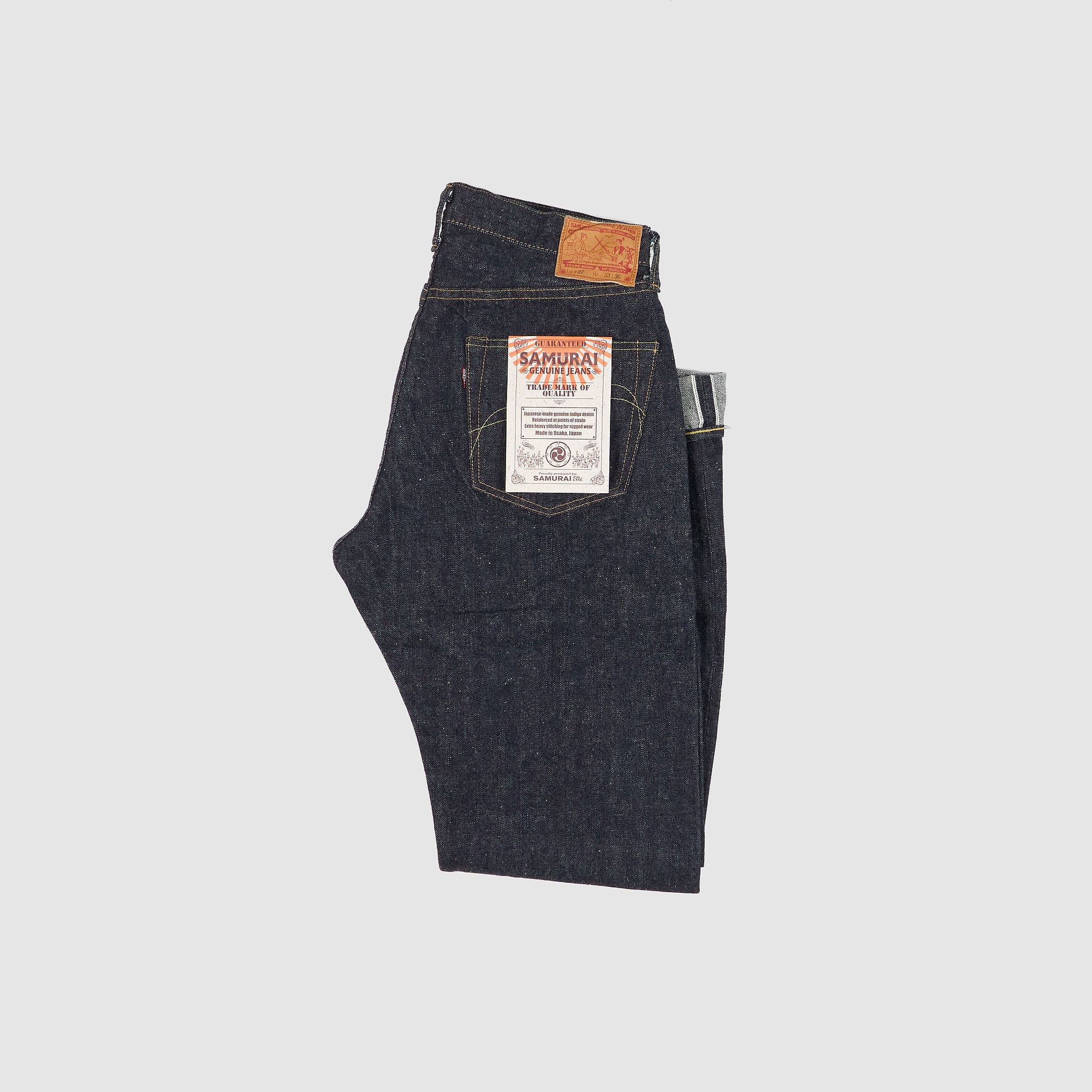 【極美品】 SAMURAI JEANS SJ810 DX-D 15oz Samurai Jeans 5-Pocket 15oz Otokogi Straight Jeans - DeeCee style