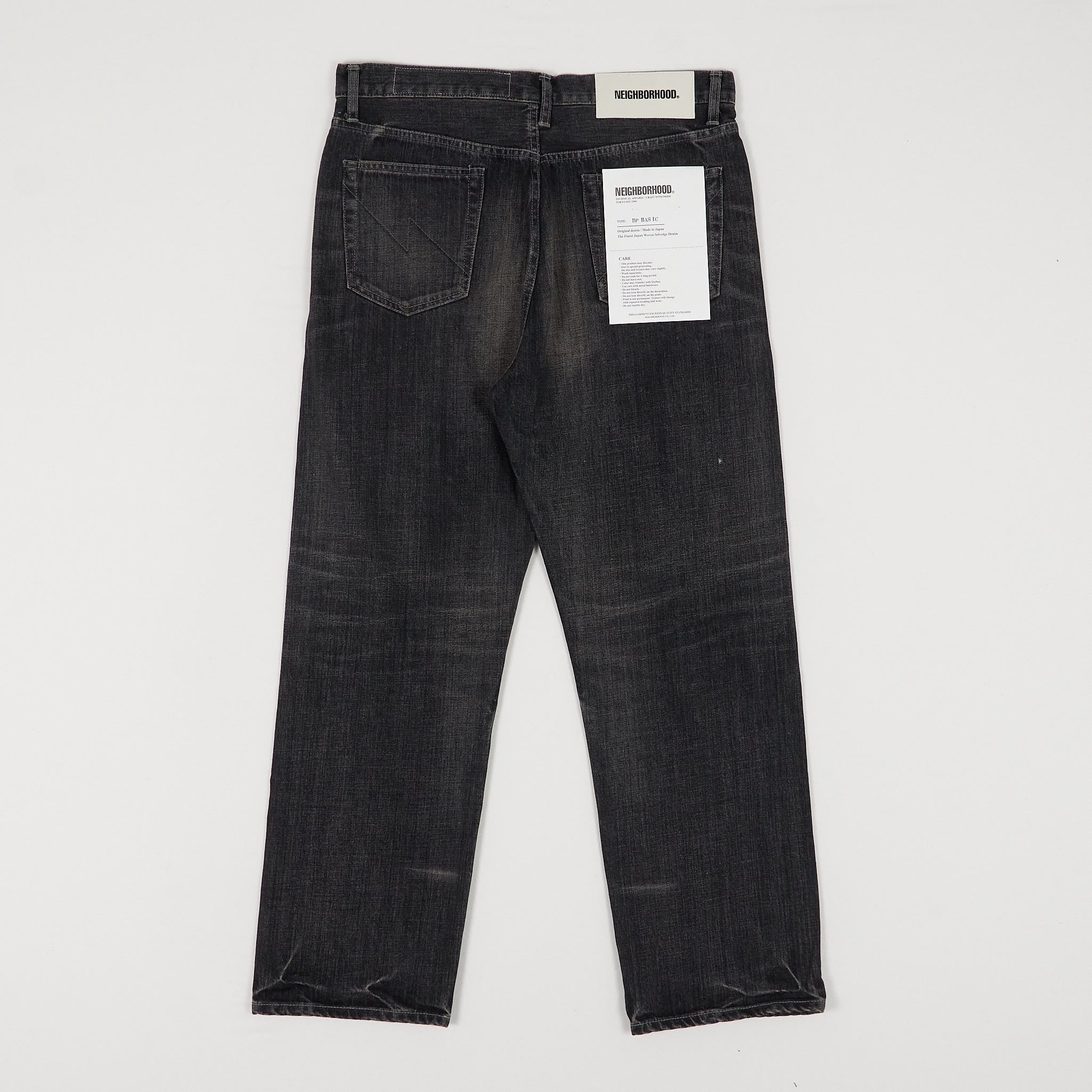 Neighborhood Straight Fit Selvedge Heavy Washed Denim