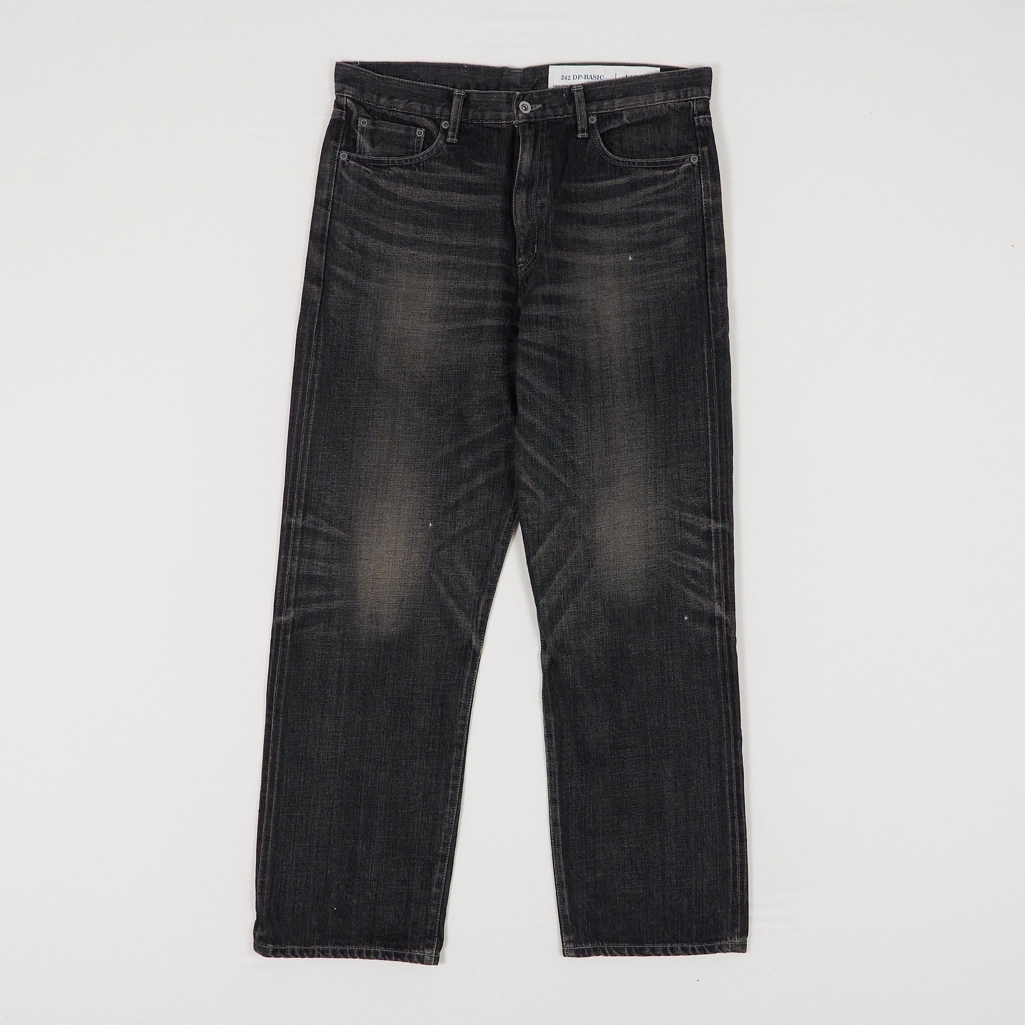 Neighborhood Straight Fit Selvedge Heavy Washed Denim - DeeCee style