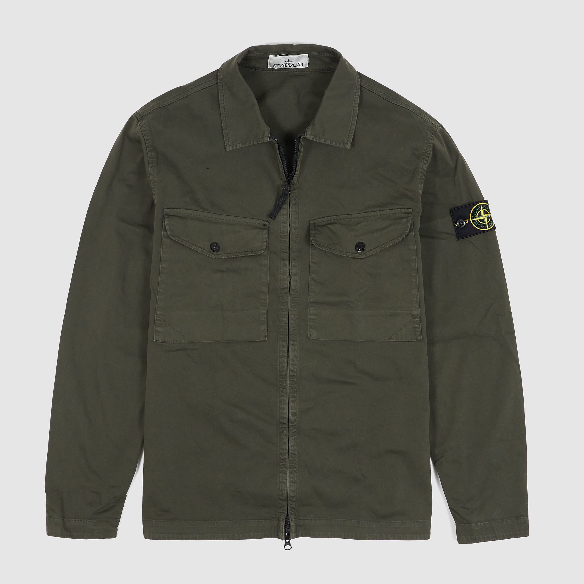 Stone Island Chest Pocket Zip Overshirt
