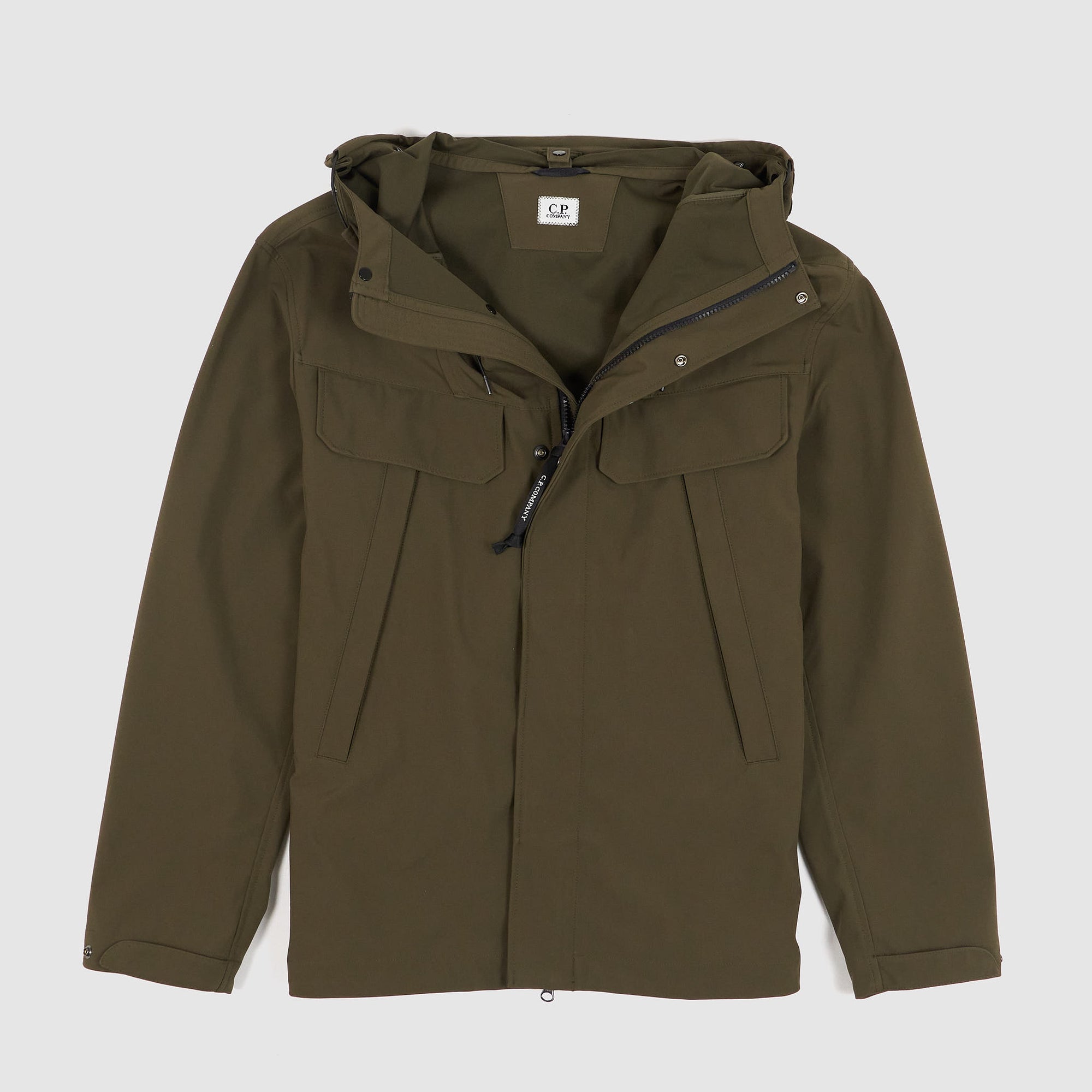C.P. Company Soft Shell Hooded Jacket