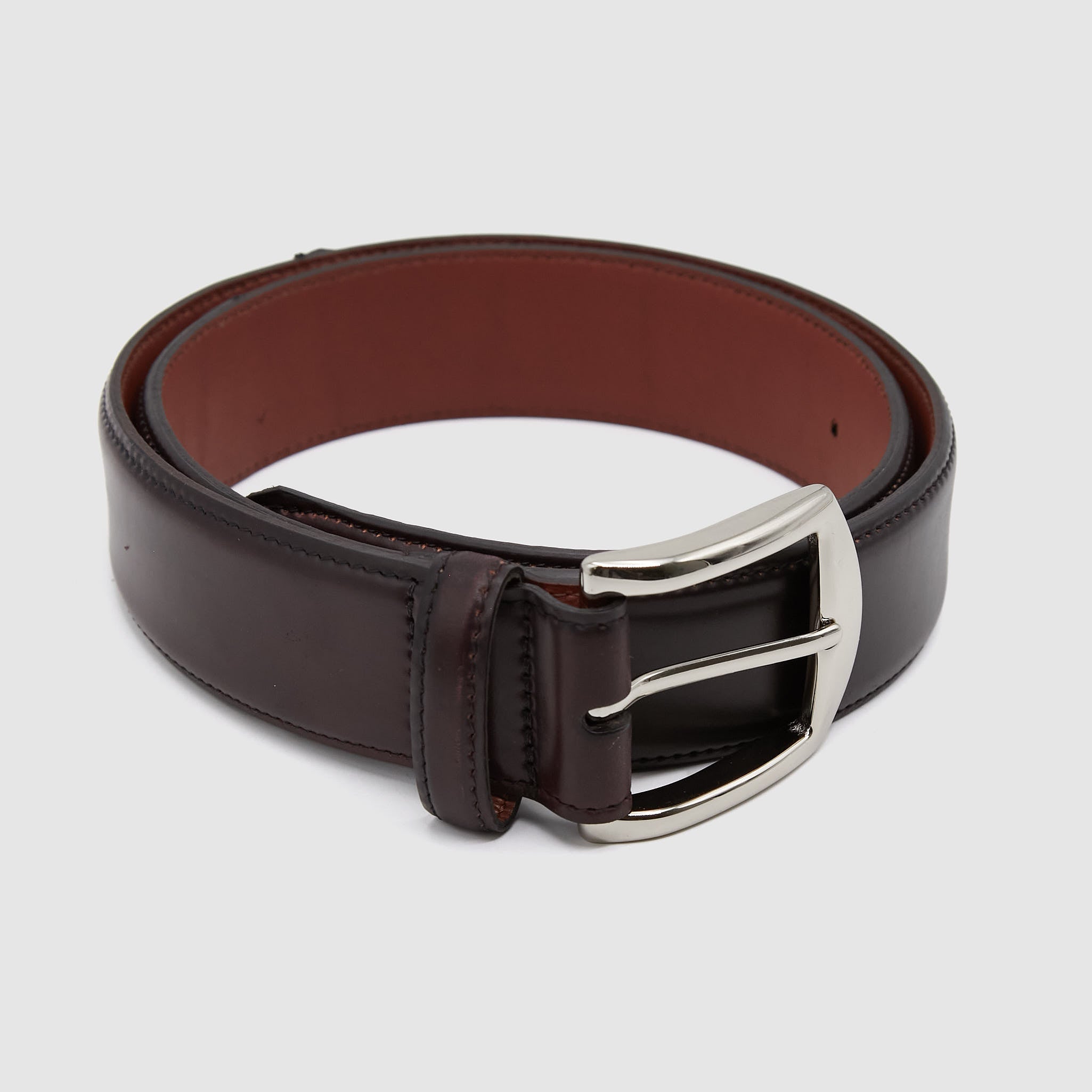 小物 ALDEN Horween Cordovan Dress Belt Alden Shell Cordovan Dress Belt - DeeCee style