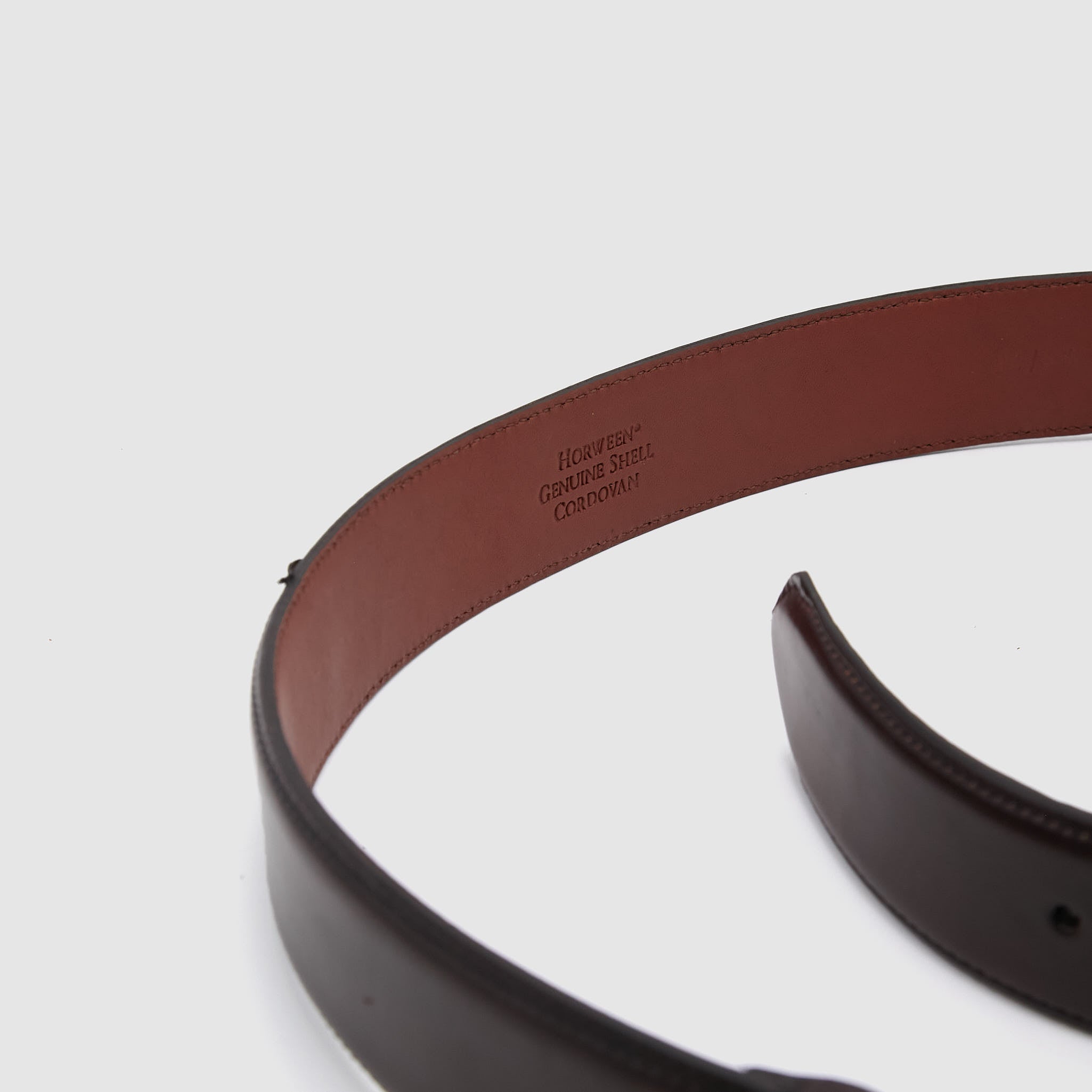 Alden Shell Cordovan Dress Belt - DeeCee style
