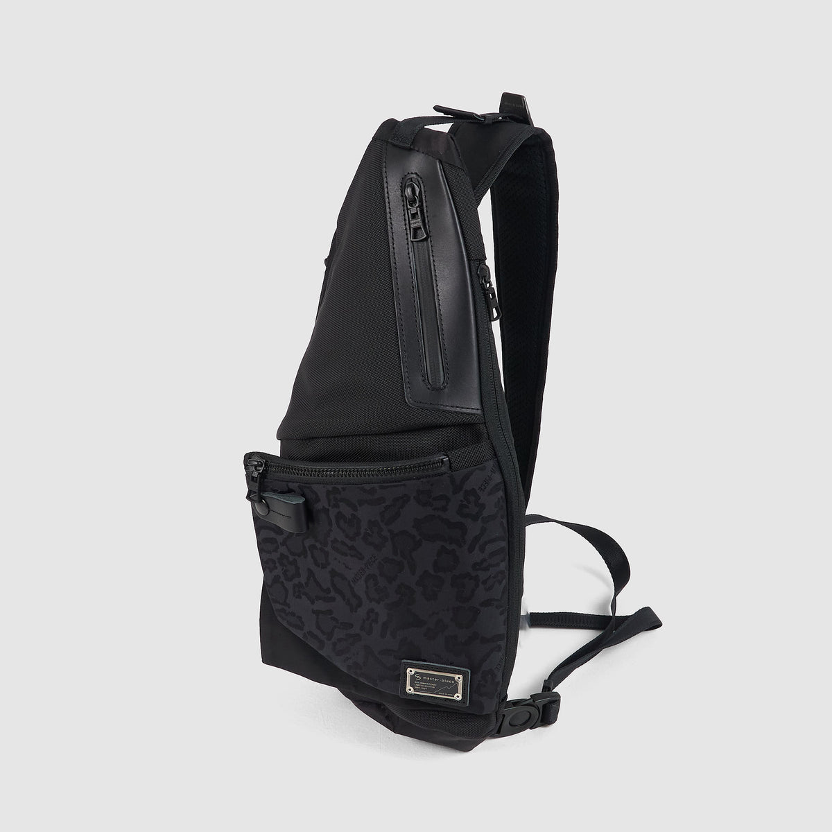 Master-Piece 30th Anniversay Black Crazy Shoulder Body Bag