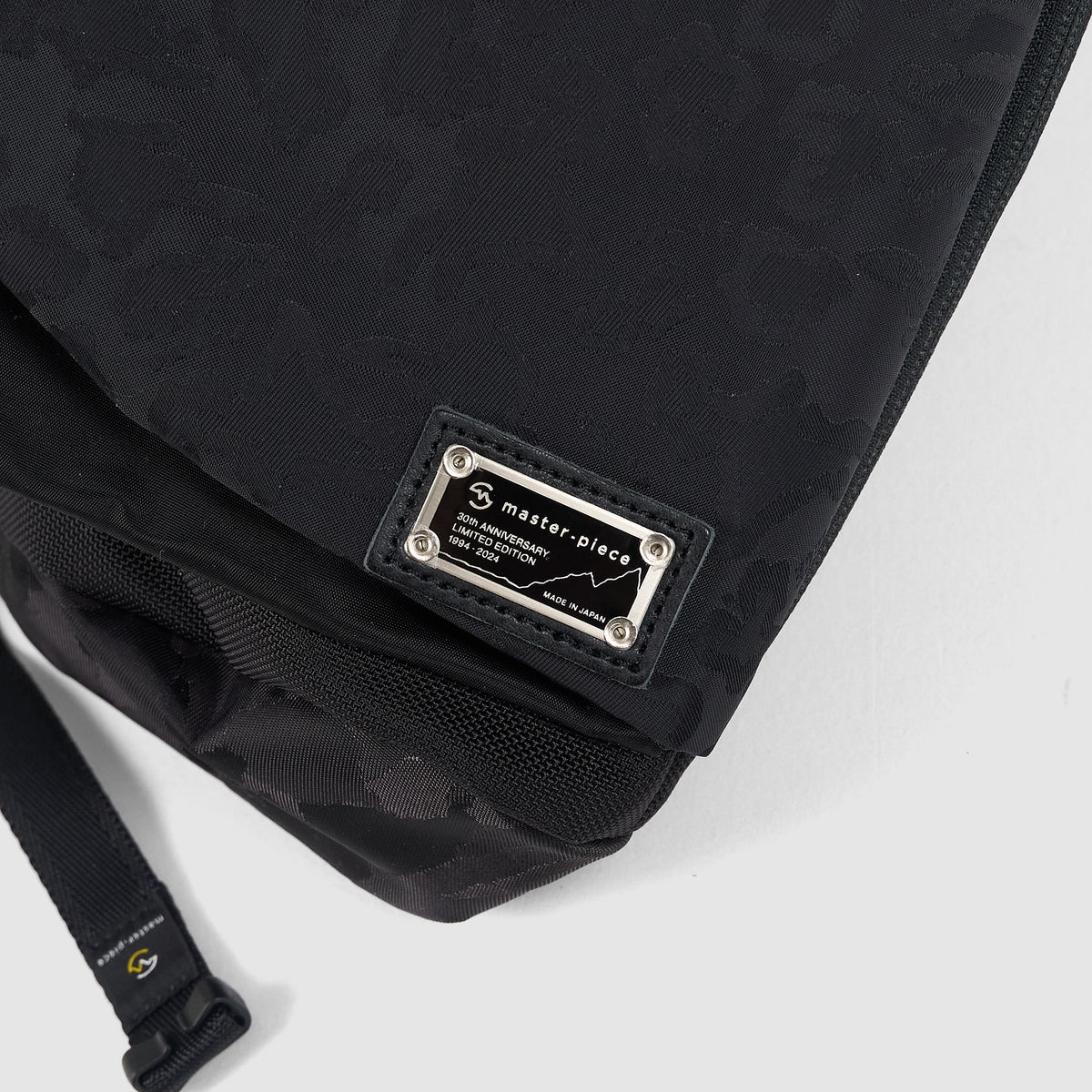 Master-Piece 30th Anniversay Black Crazy Shoulder Body Bag