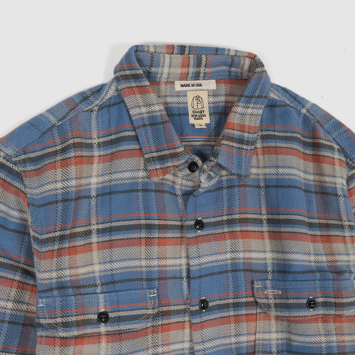 Hiroshi Kato The Brace 7oz Jacquard Overshirt