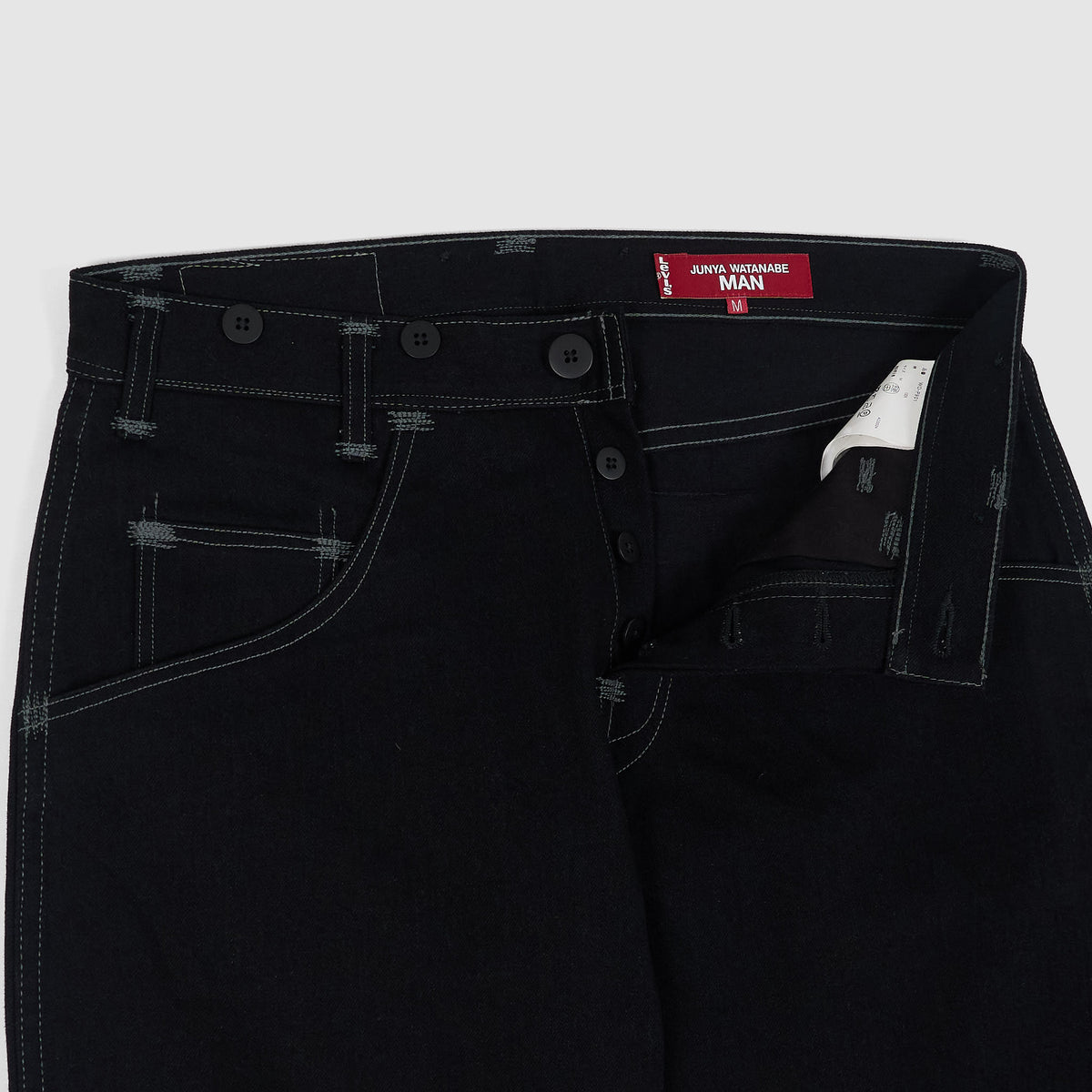 Junya Watanabe Man X Levi&#39;s Cropped Relaxed Fitted Denim Jeans