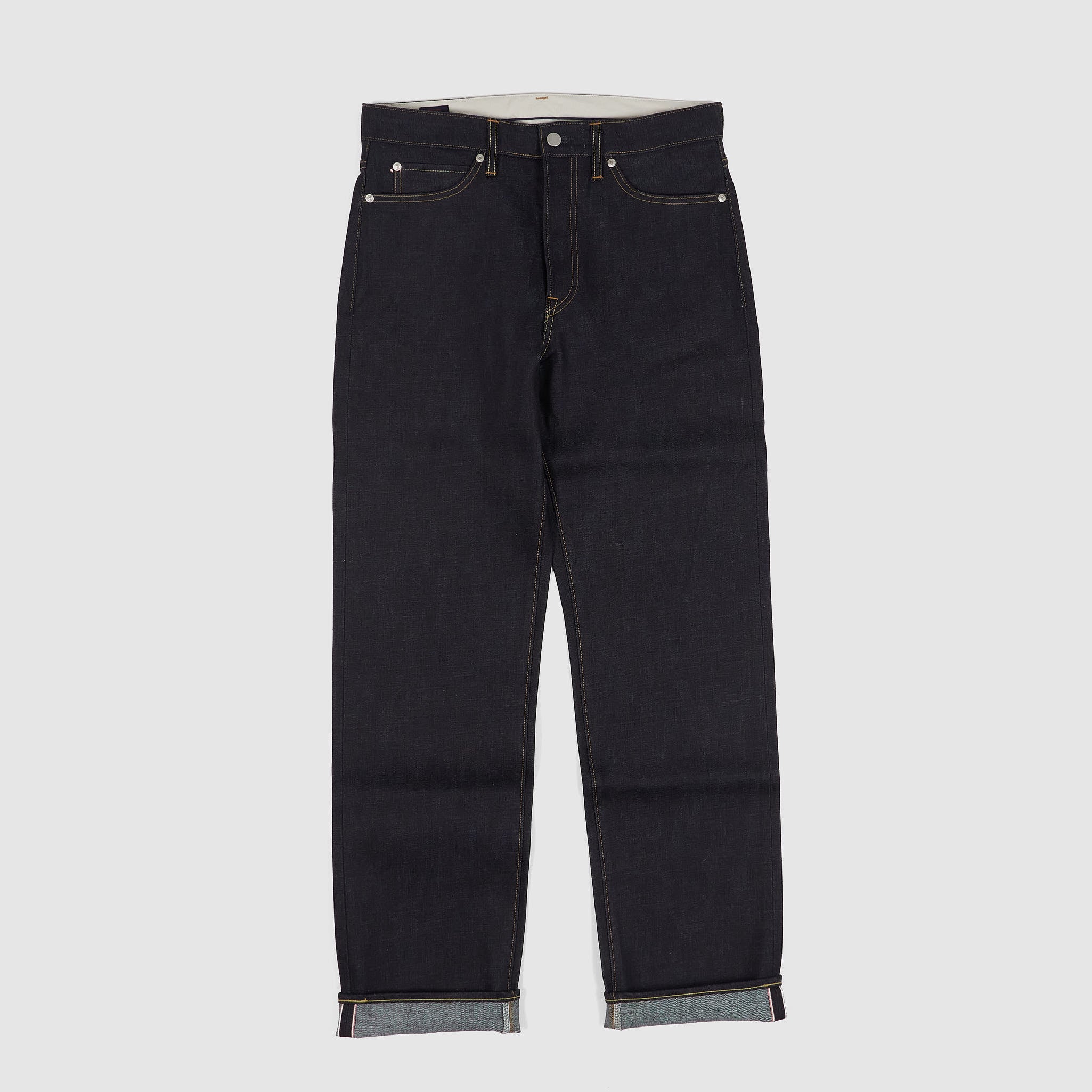 MOMOTARO JEANS Premium Japanese Denim Straight Leg Fitted 5 Pocket